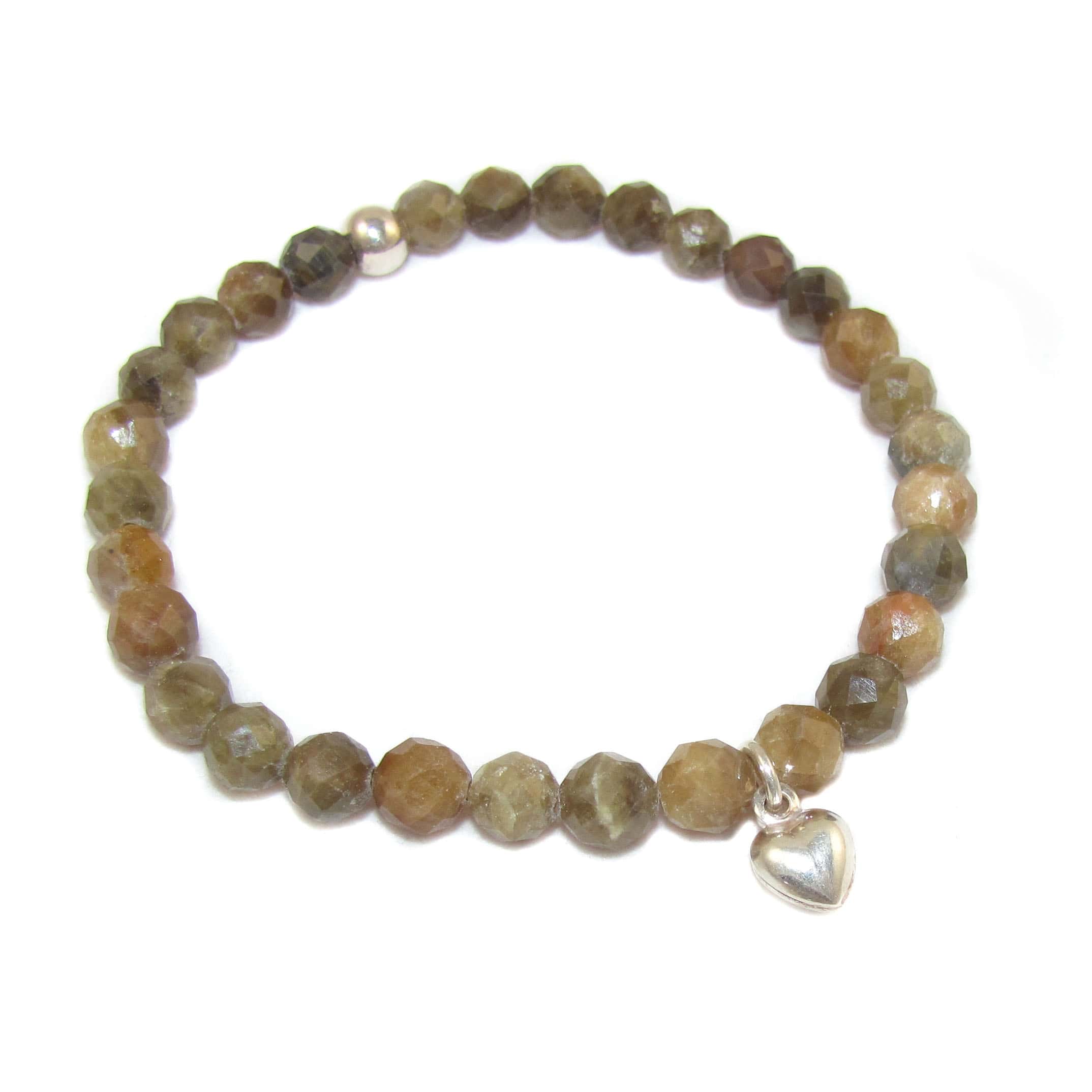 Karma Armband grüner Turmalin Edelstein, aura chakra wellness, Selbstbewusstsein