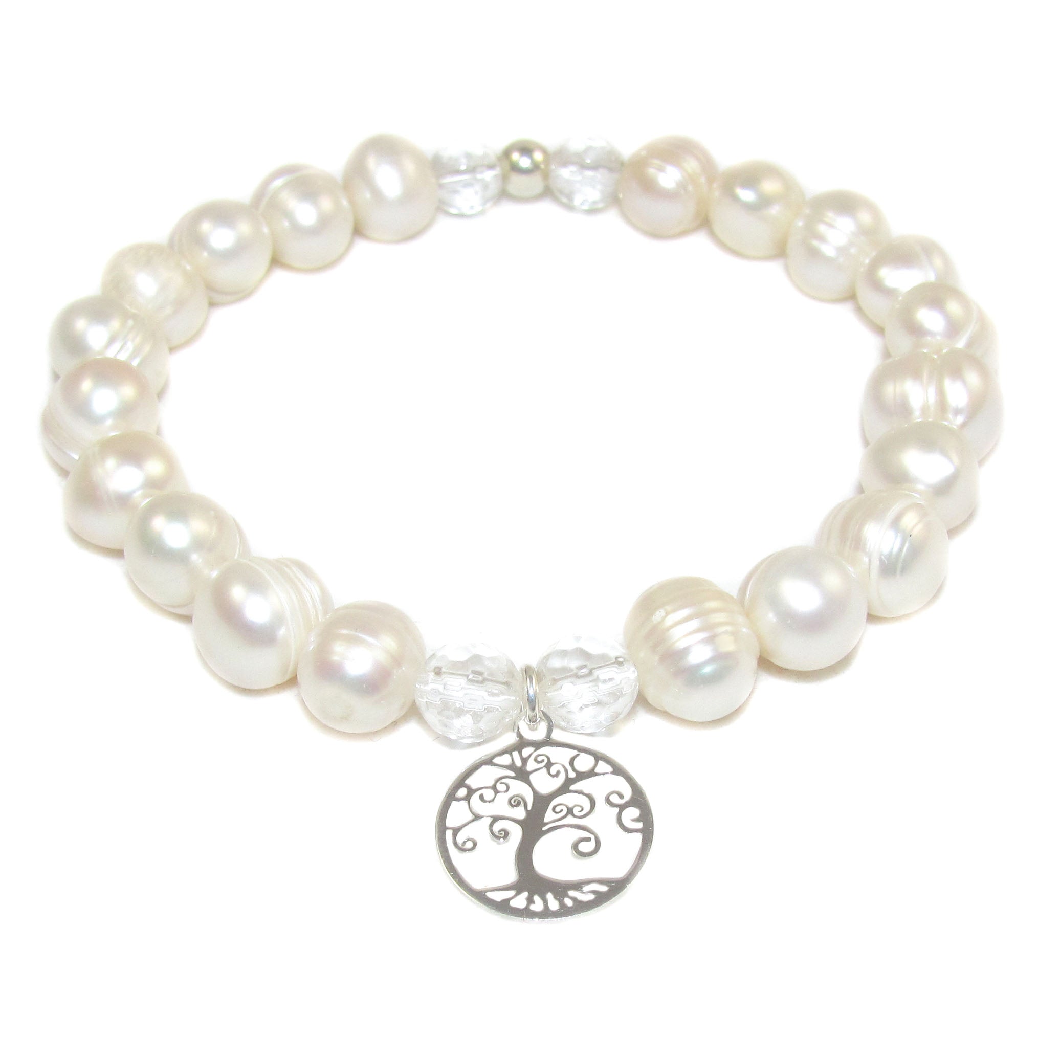 Lebensbaum Perlen Armband, Schönheit des Lebens, Karma Schmuck