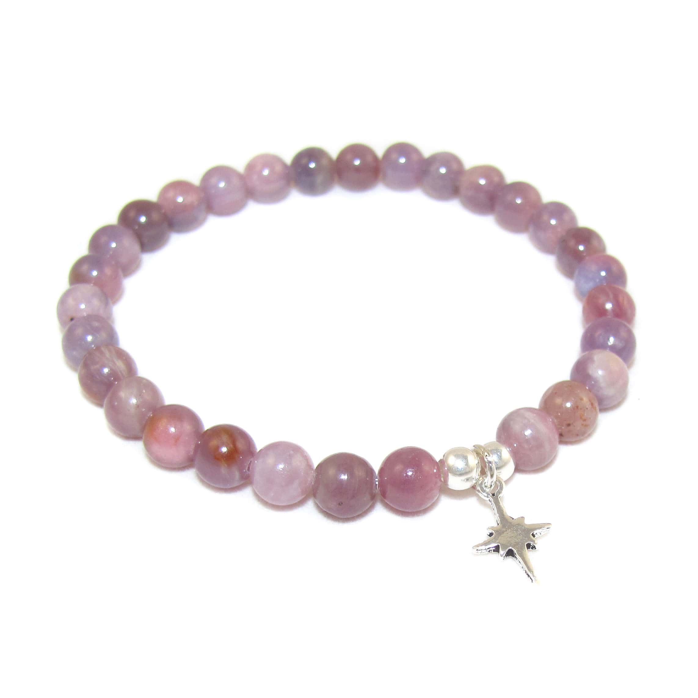 ⭐ Rubin Polarstern Karma Armband – Seelenführung & innere Klarheit
