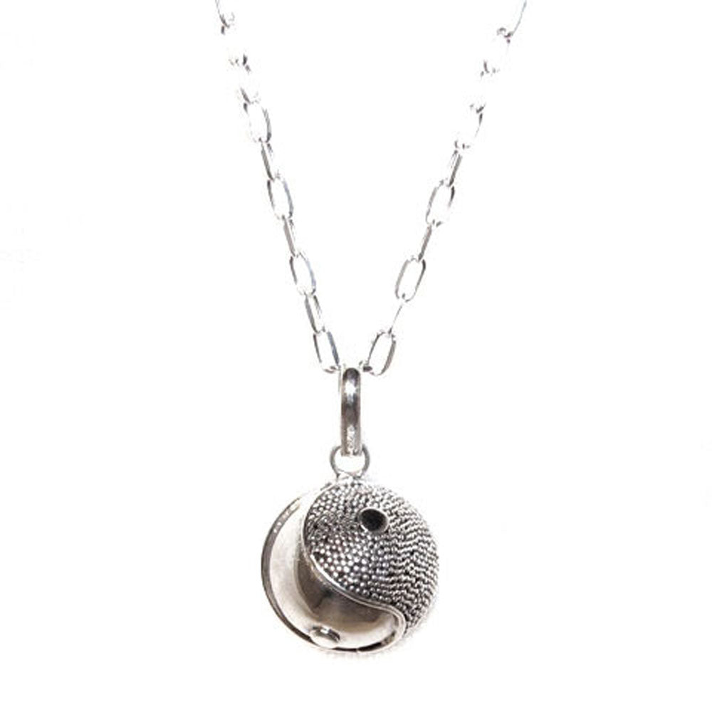 Engelsrufer Klangkugel Sterlingsilber Kette Yin Yang