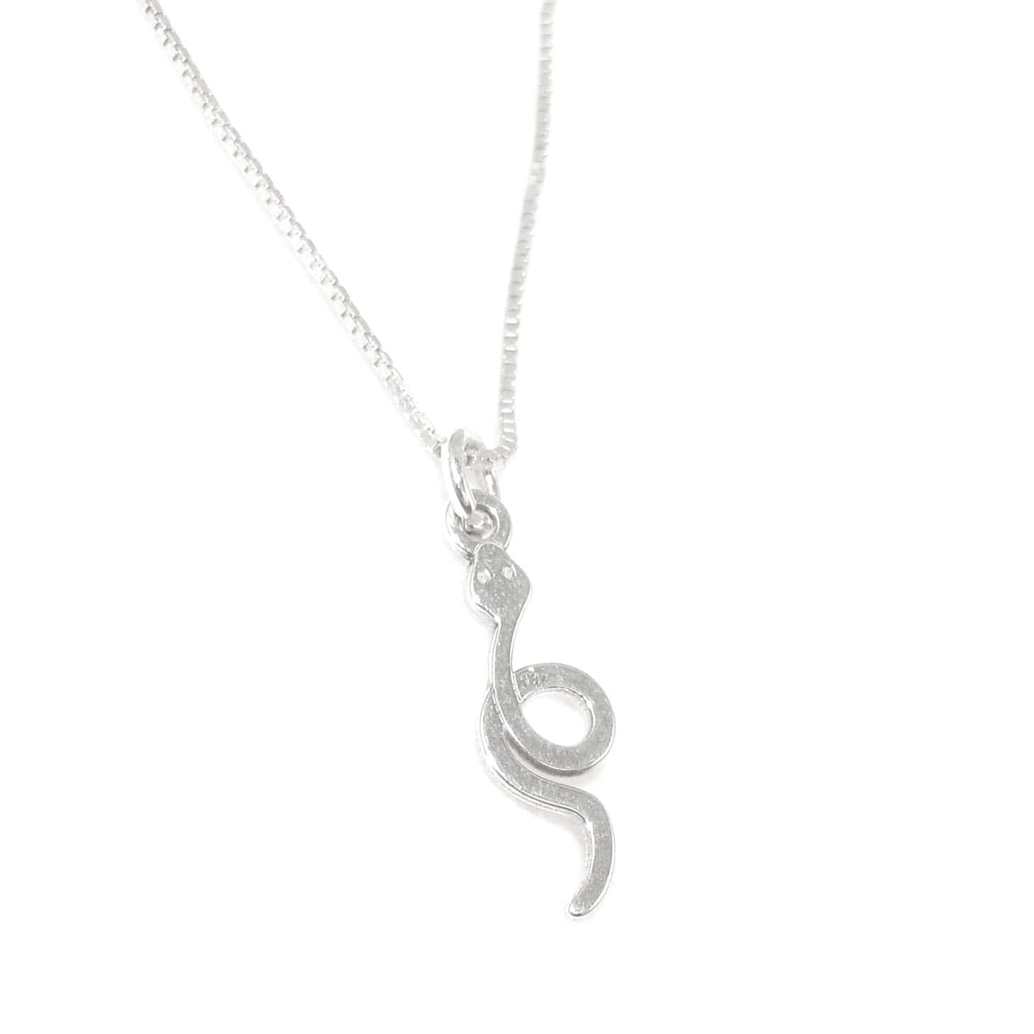 Kobra Schlange Amulett Karma Kette, 45 cm, Krafttier Schmuck, schöpferischer Neubeginn