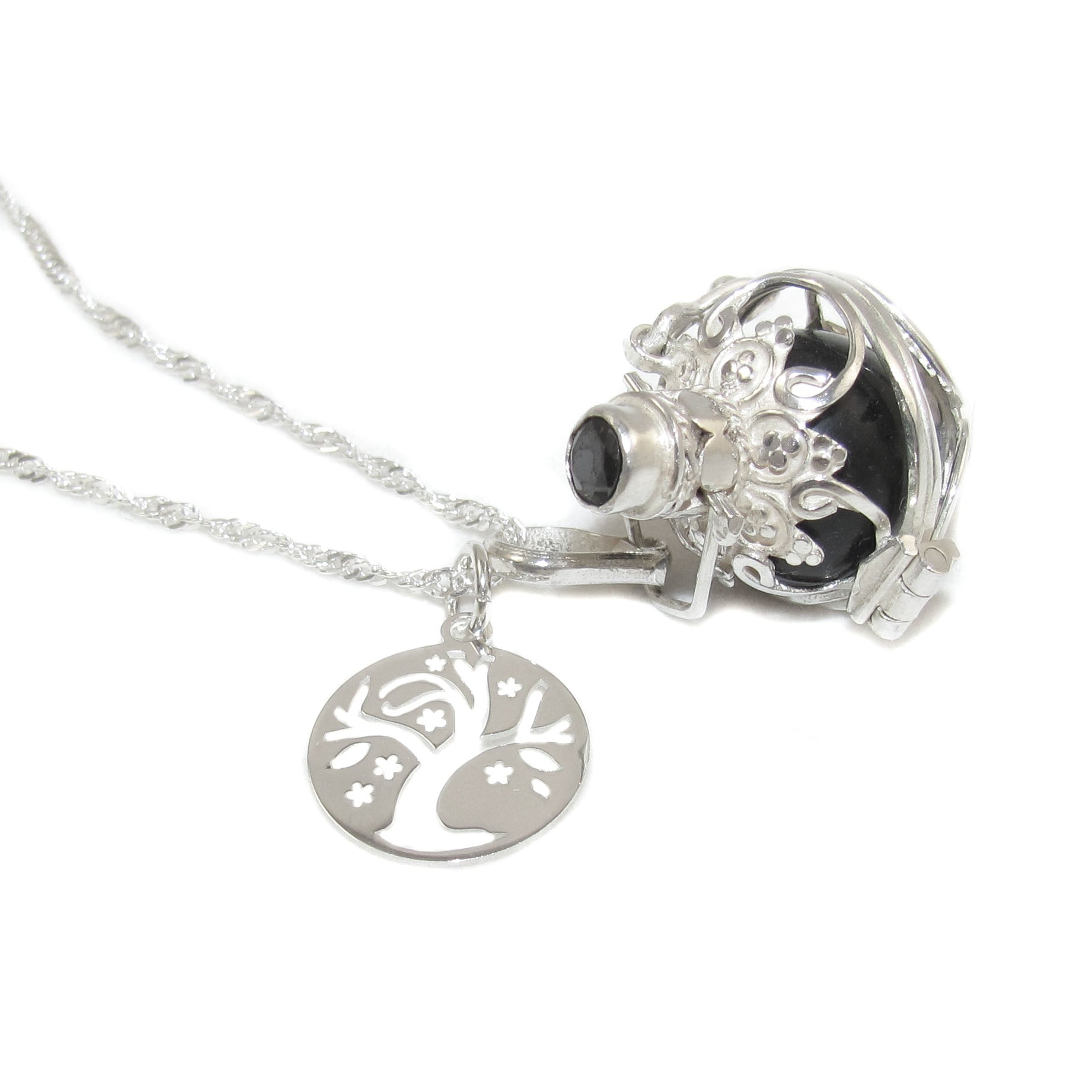 Engelsrufer Lebensbaum Weltenbaum Karma Kette 50 cm, geweiht - Hoffnung