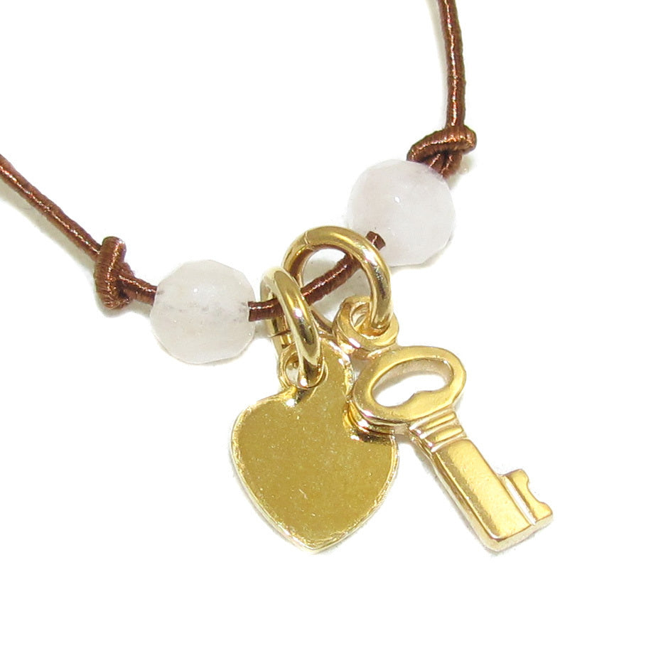 Glückskind Talisman Karma Kettchen Schlüssel zum Glück