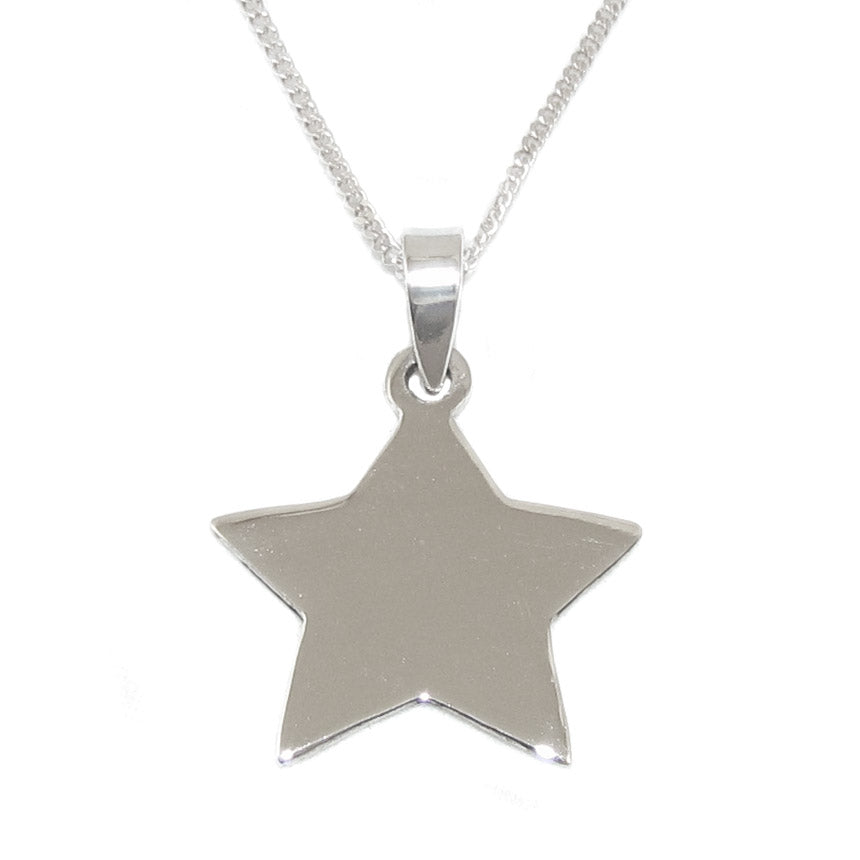 Glücksstern Karma Kette Sterlingsilber 45 cm