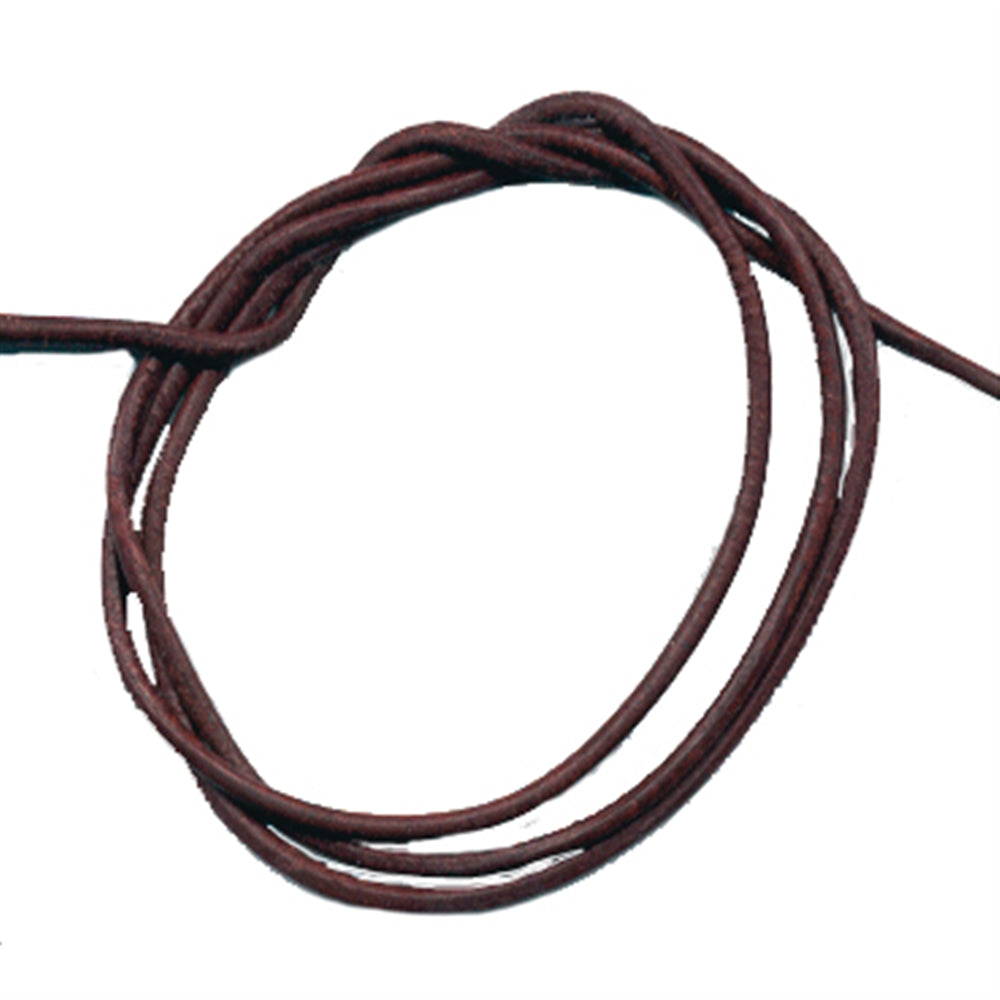 Cordón de cuero para joyería, longitud 1 m