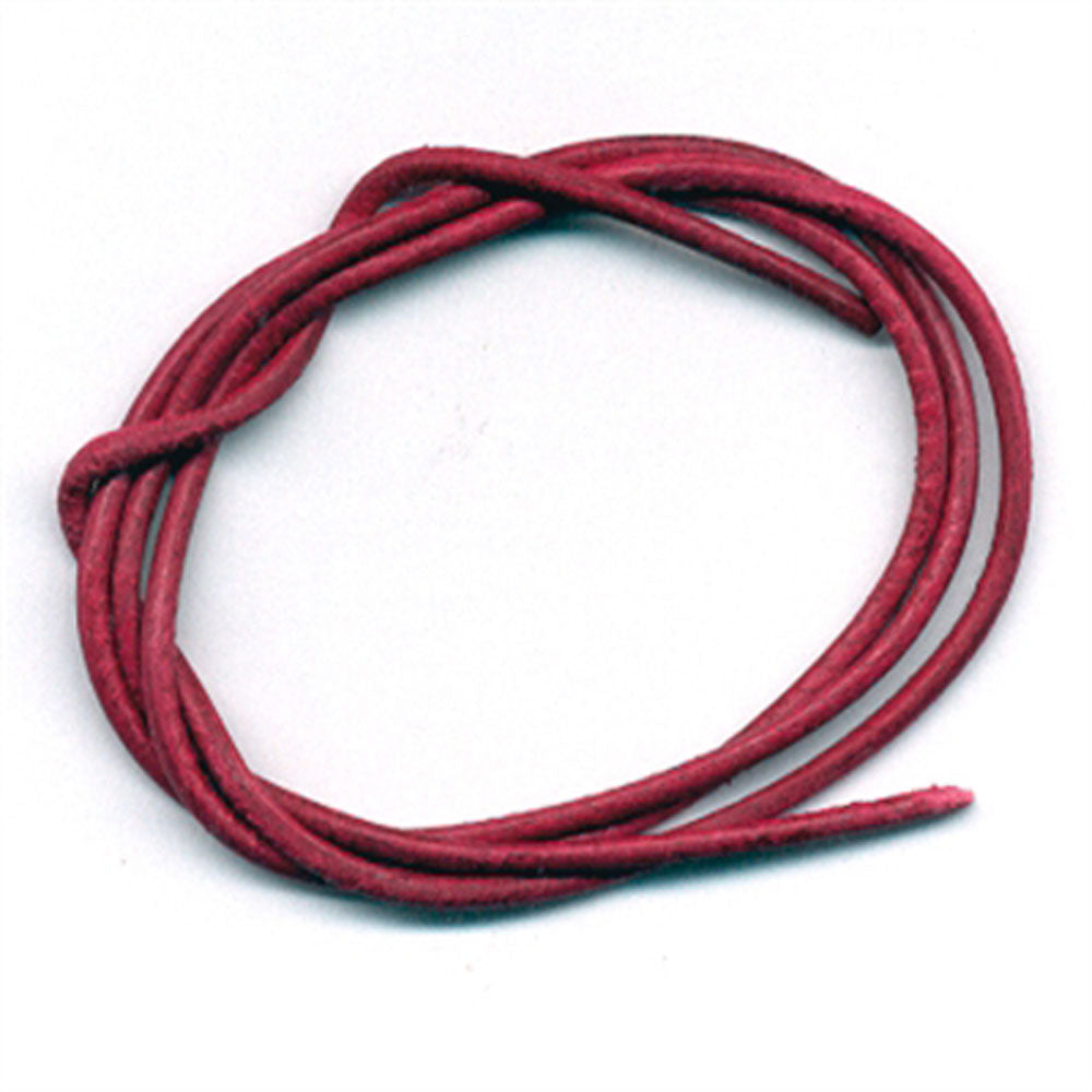 Cordón de cuero para joyería, longitud 1 m