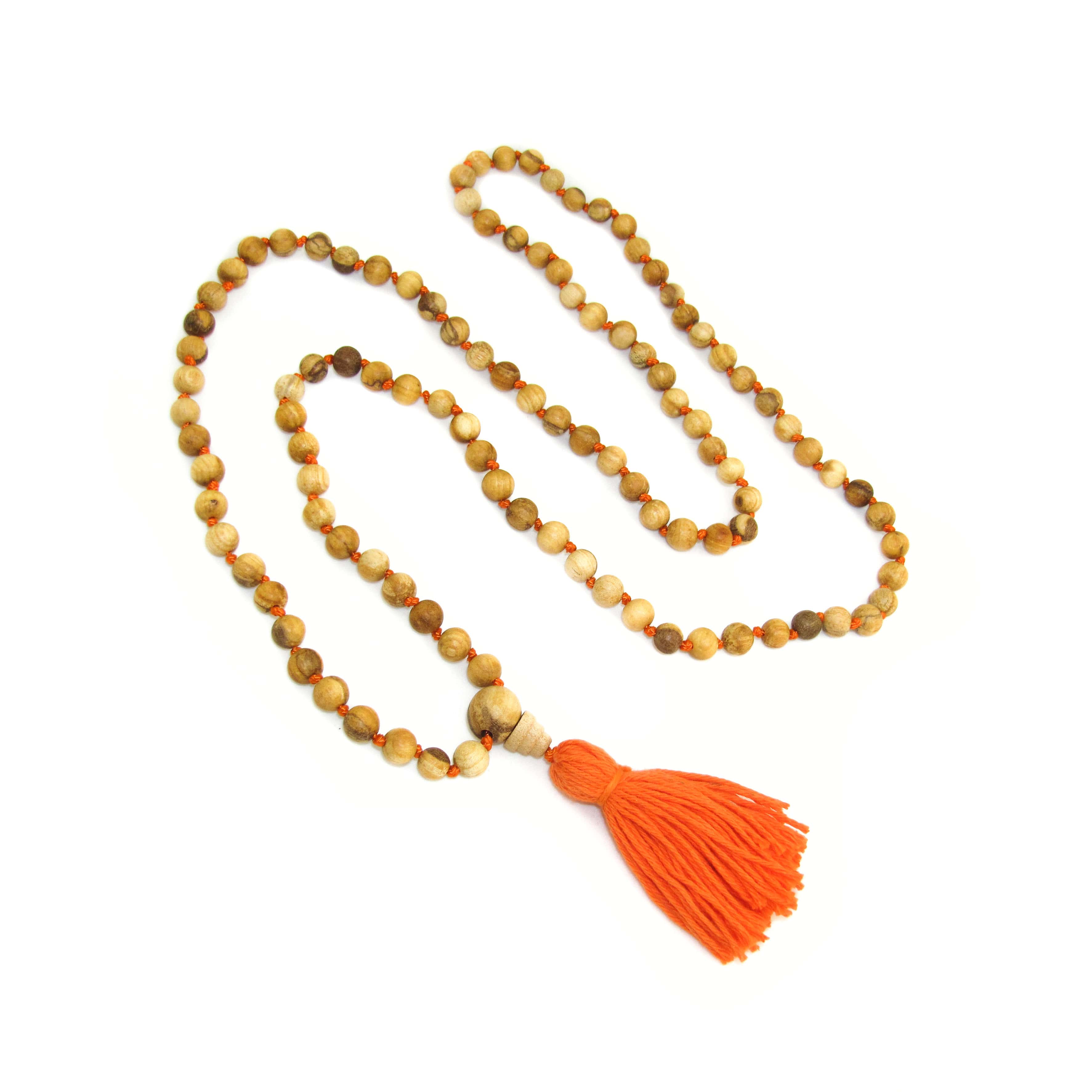 Mala Gebetskette Palo Santo, heiliges Holz, Schutz und Heilung