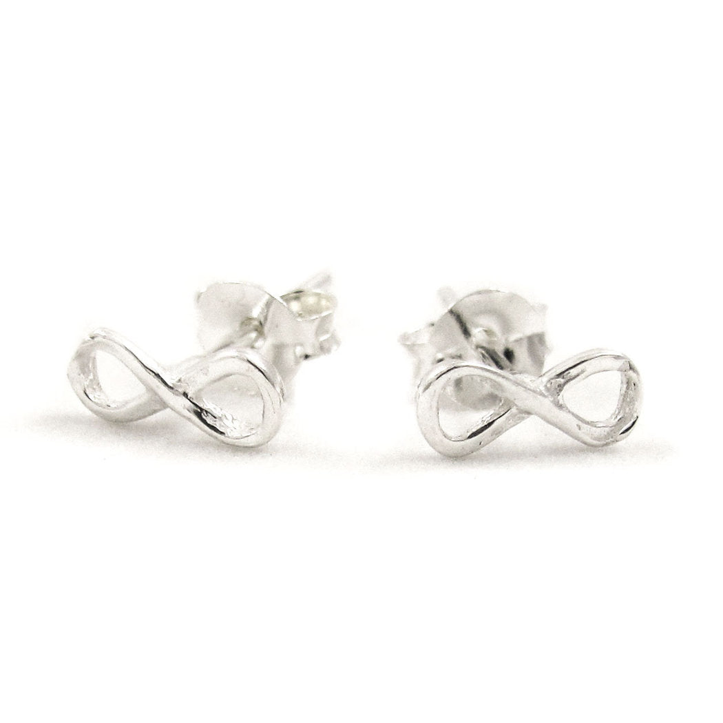 ♾️ Pendientes de infinito – Símbolo de infinito de plata de ley