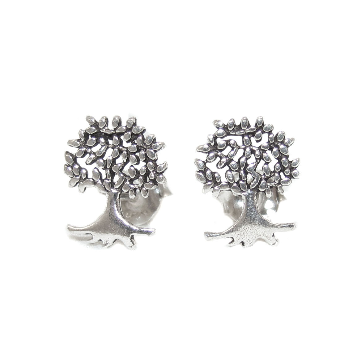 Lebensbaum Ohrstecker Sterlingsilber, Ohrringe samaki originals