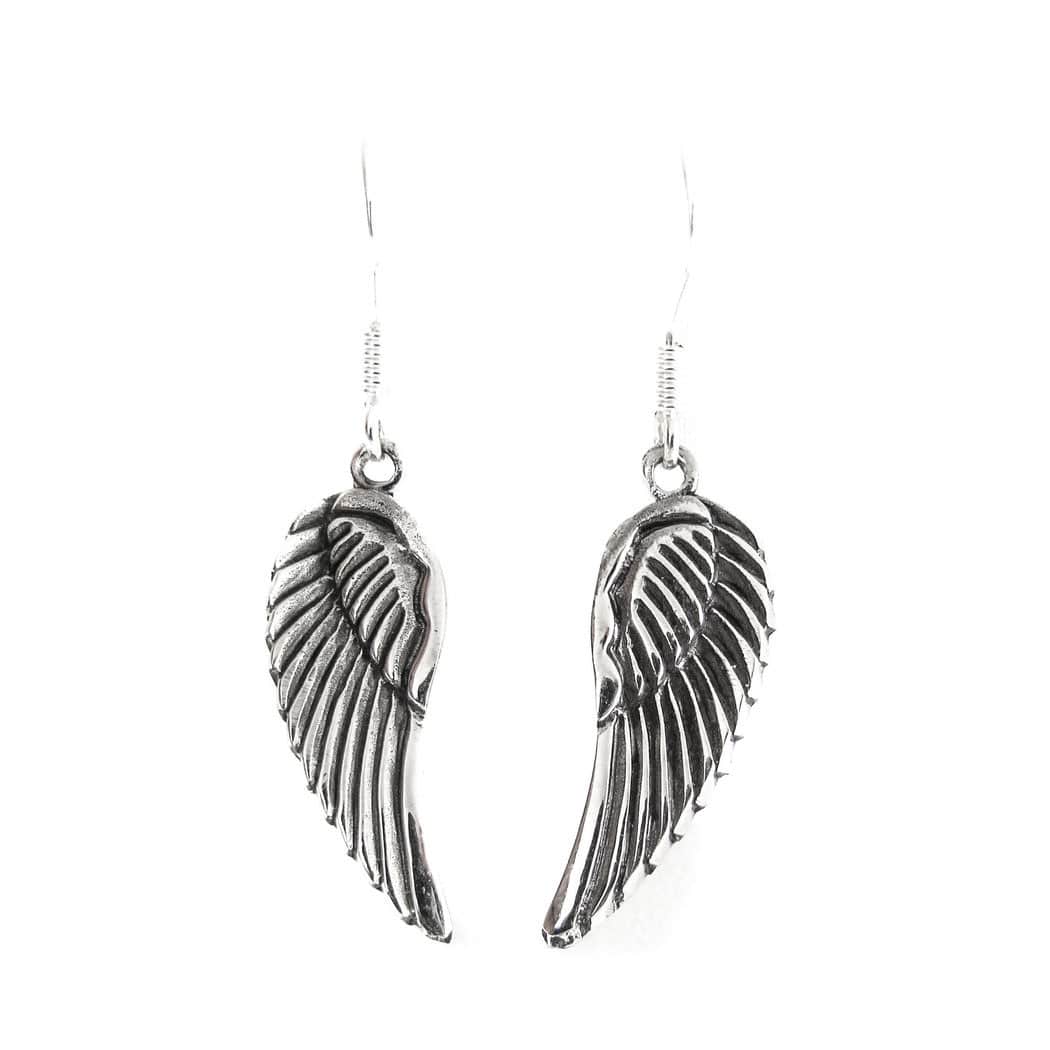 Engelsflügel Ohrringe Stecker Sterlingsilber - Hoffnung