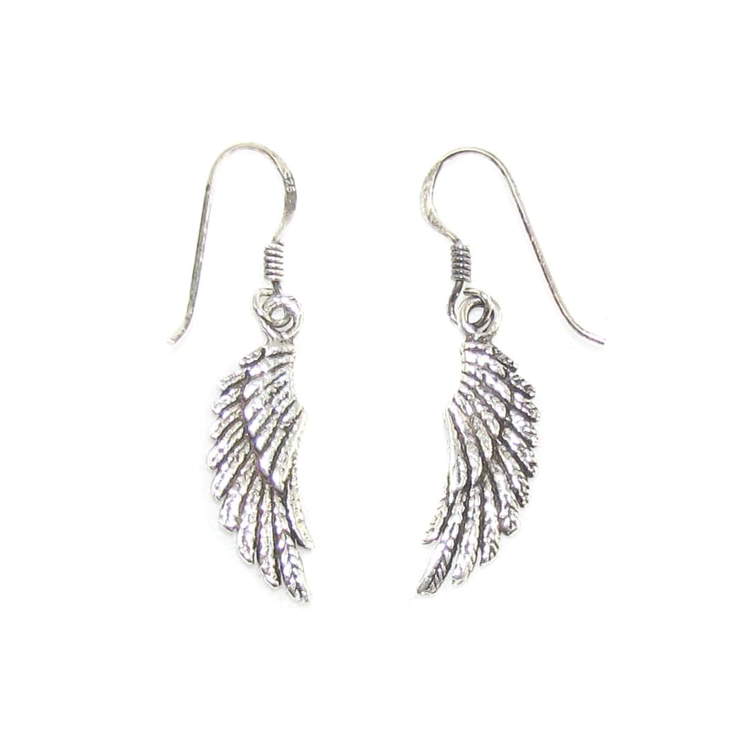 Angel Wing Earrings Sterling Silver – Hope, Comfort & Loving Guidance