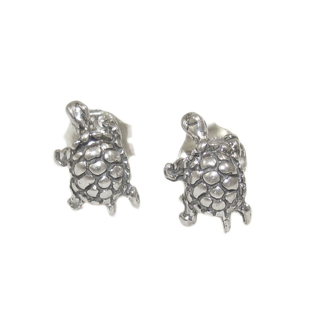 Schildkröte Ohrringe Ohrstecker Sterlingsilber für Mädchen Damen