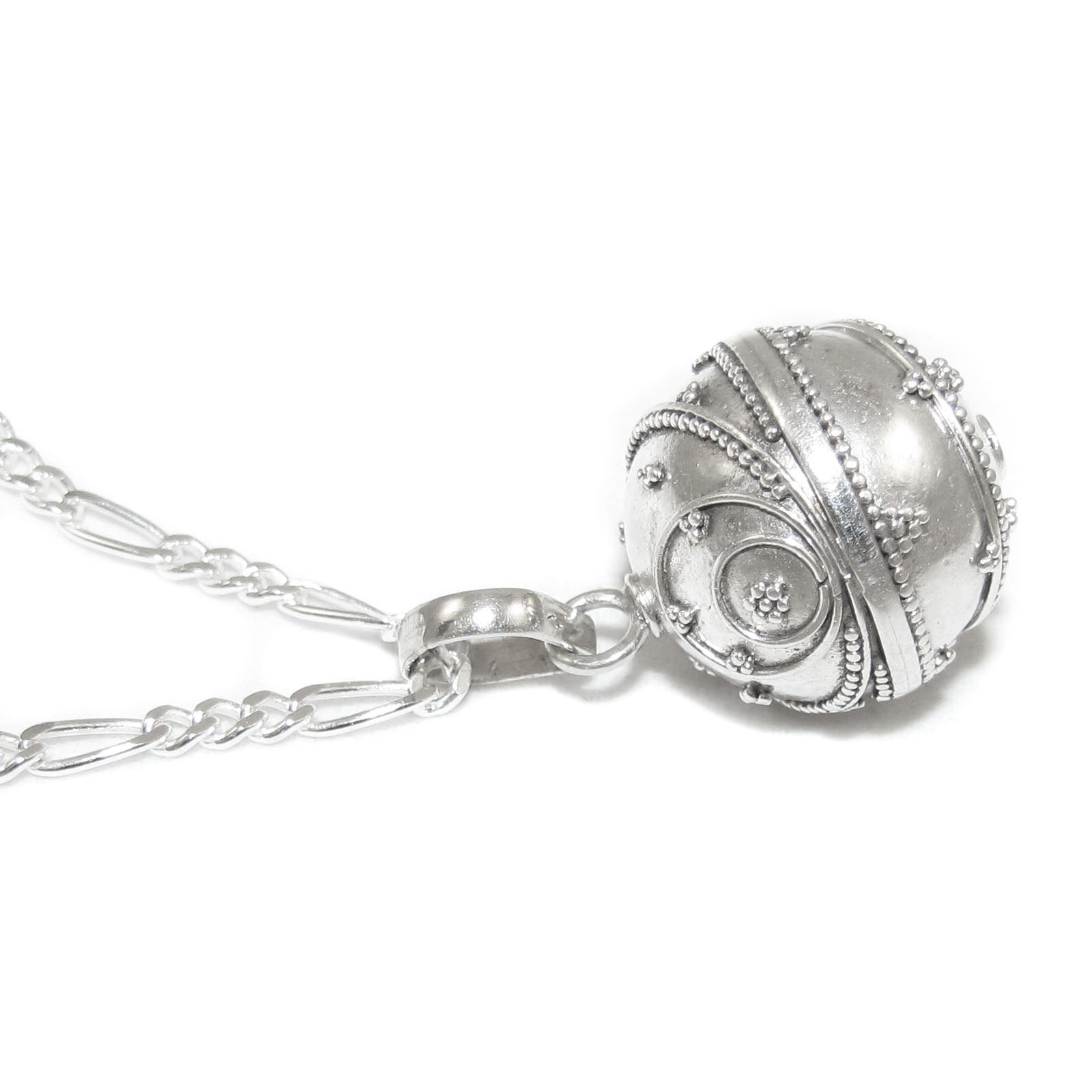 Planeten Engelsrufer Sterlingsilber Kette für den Mann, 50 cm
