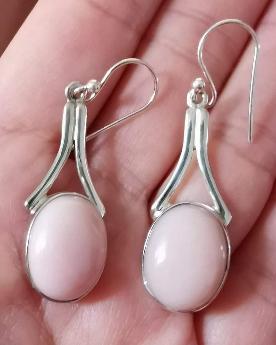 rosa Opal Edelstein Ohrringe gehen heute online