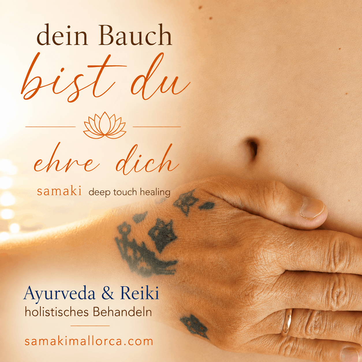 ayurvedische Bauchmassage auf Mallorca