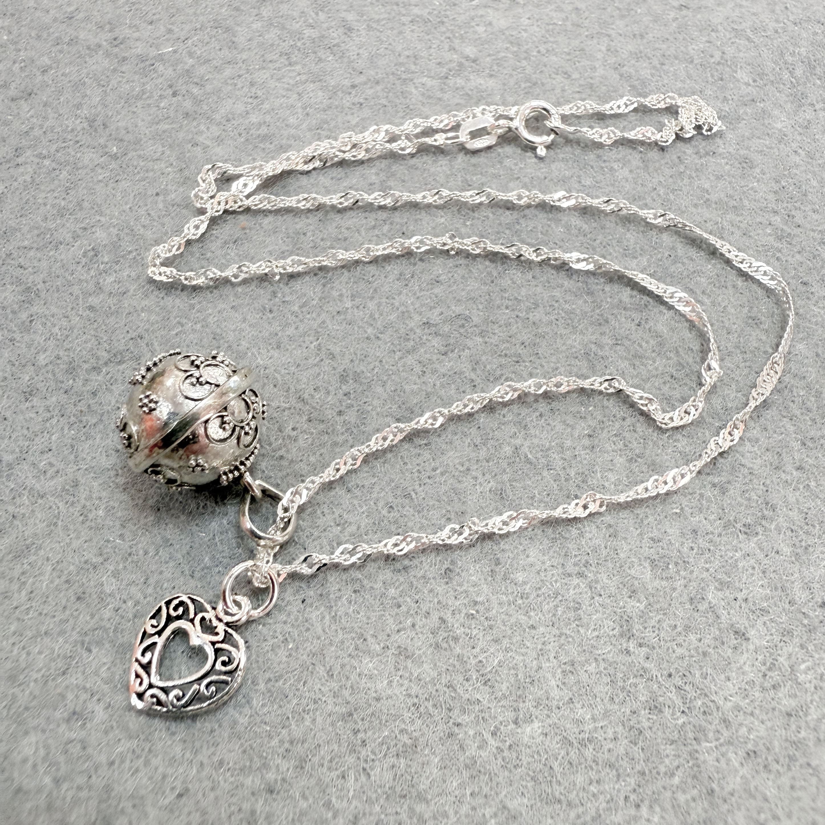 Engelsrufer Karma Kurzkette #mitHerz aus Sterlingsilber – geweiht für Liebe & Herzensführung