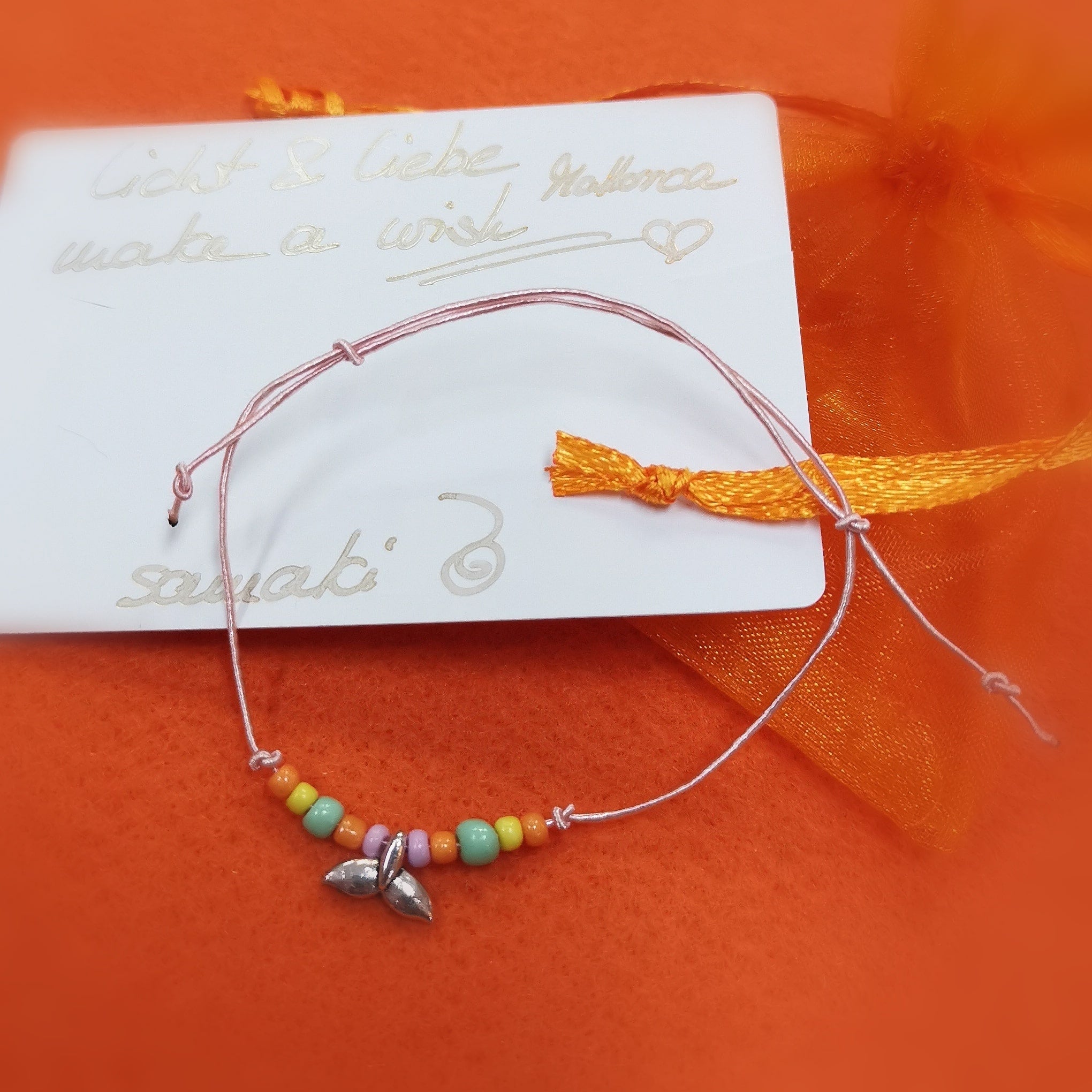 Wal Flosse Krafttier Karma Armband, geweiht #lichtundliebe - Freiheit