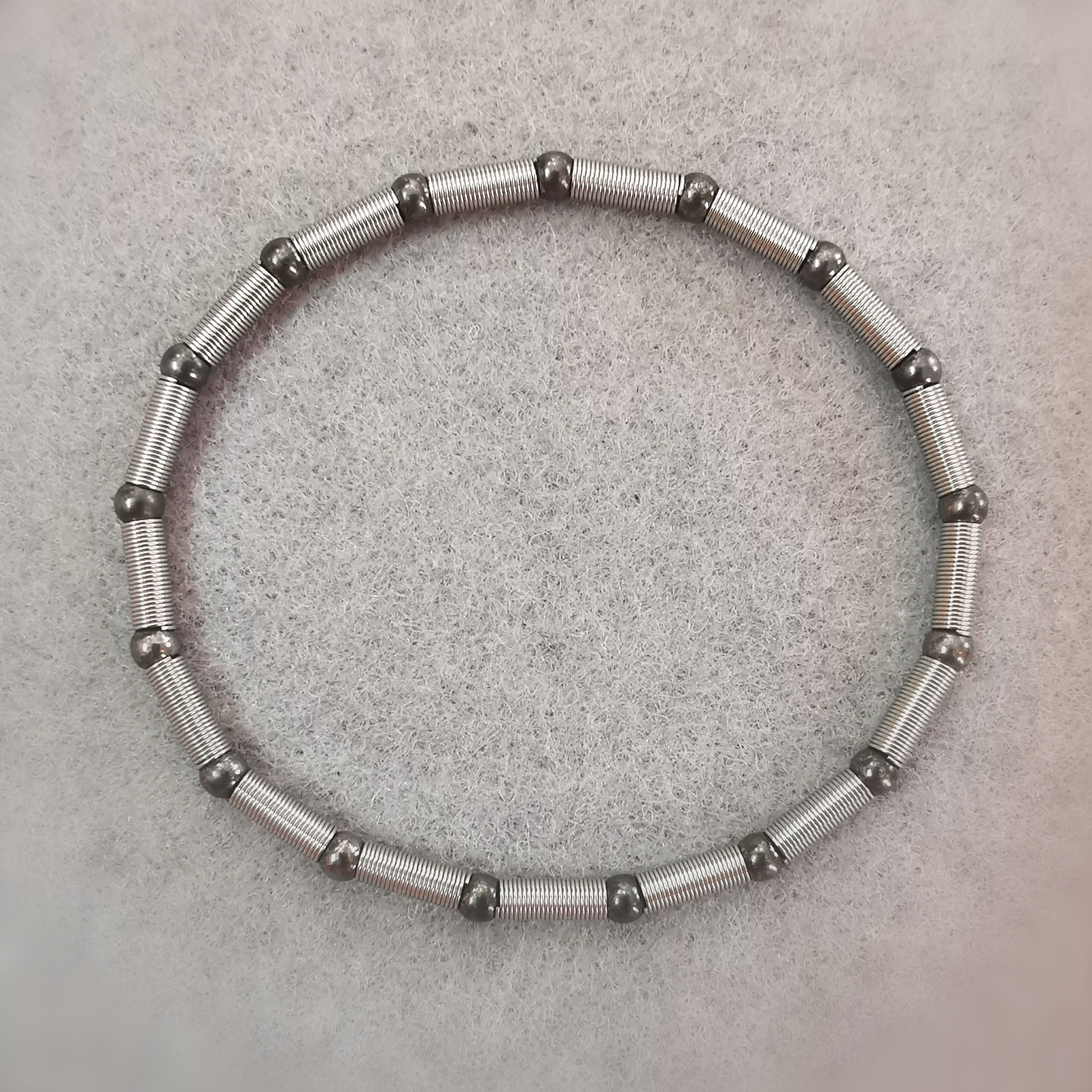 Edelstahl Sterlingsilber Armband, elastisch, alle Grössen