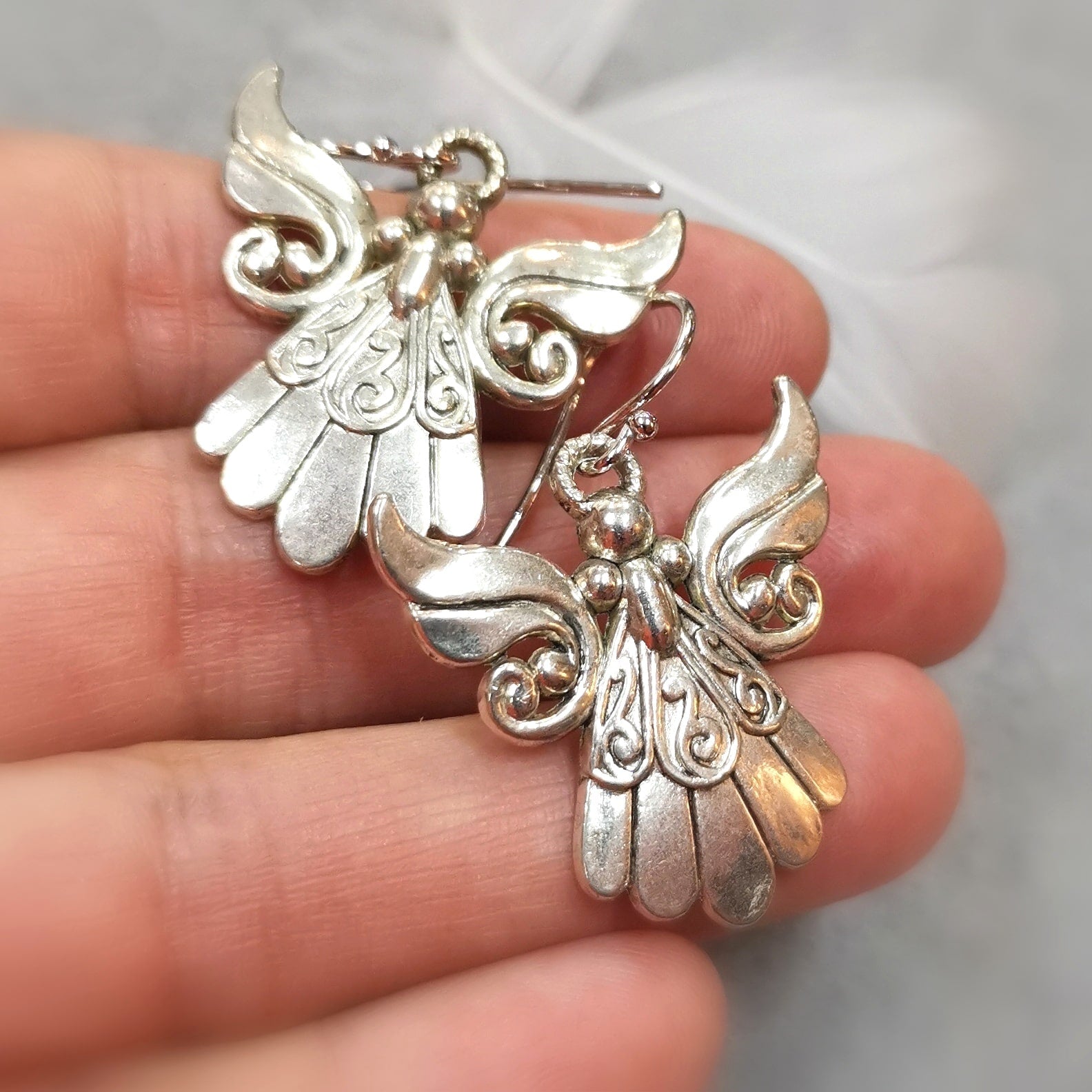 Angel Guardian Angel Earrings - Courage