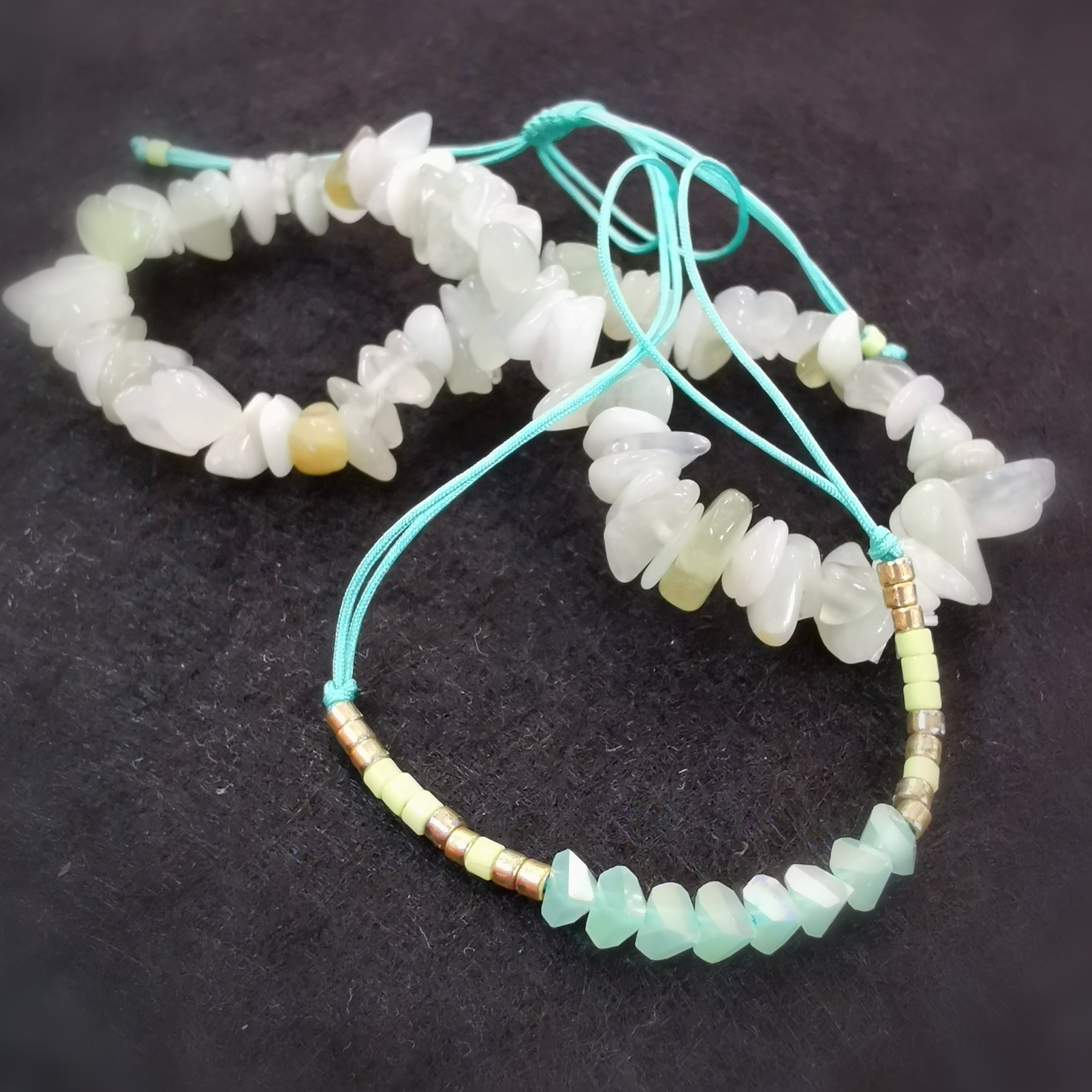 Pulsera Boho de Jade, oro verde, conjunto de pulsera bijou de piedras preciosas consagradas al deseo del #corazón