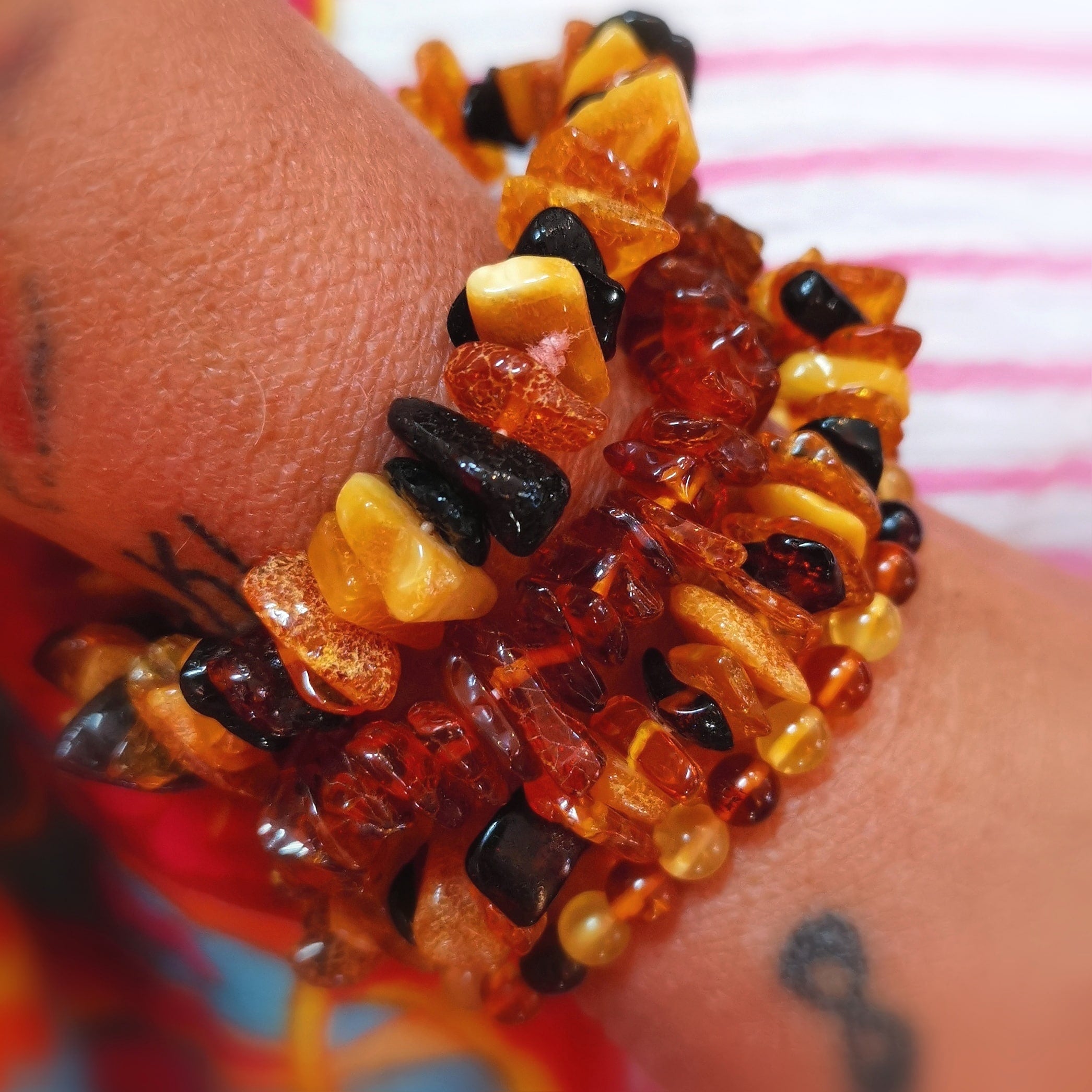 🌞 Earth Power Sunstone Amber Classic – consecrated for, joy of life &amp; inner warmth