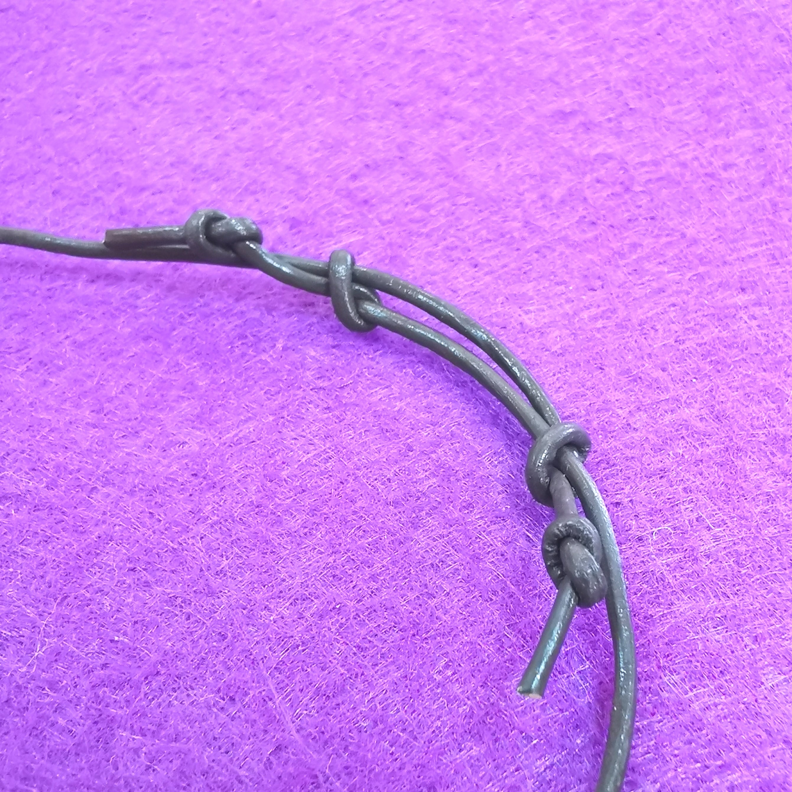 🙏 Glücksarmbändchen Buddha Fusskette Armband Leder Metall, Bu Dai, geweiht #Sommerfreude