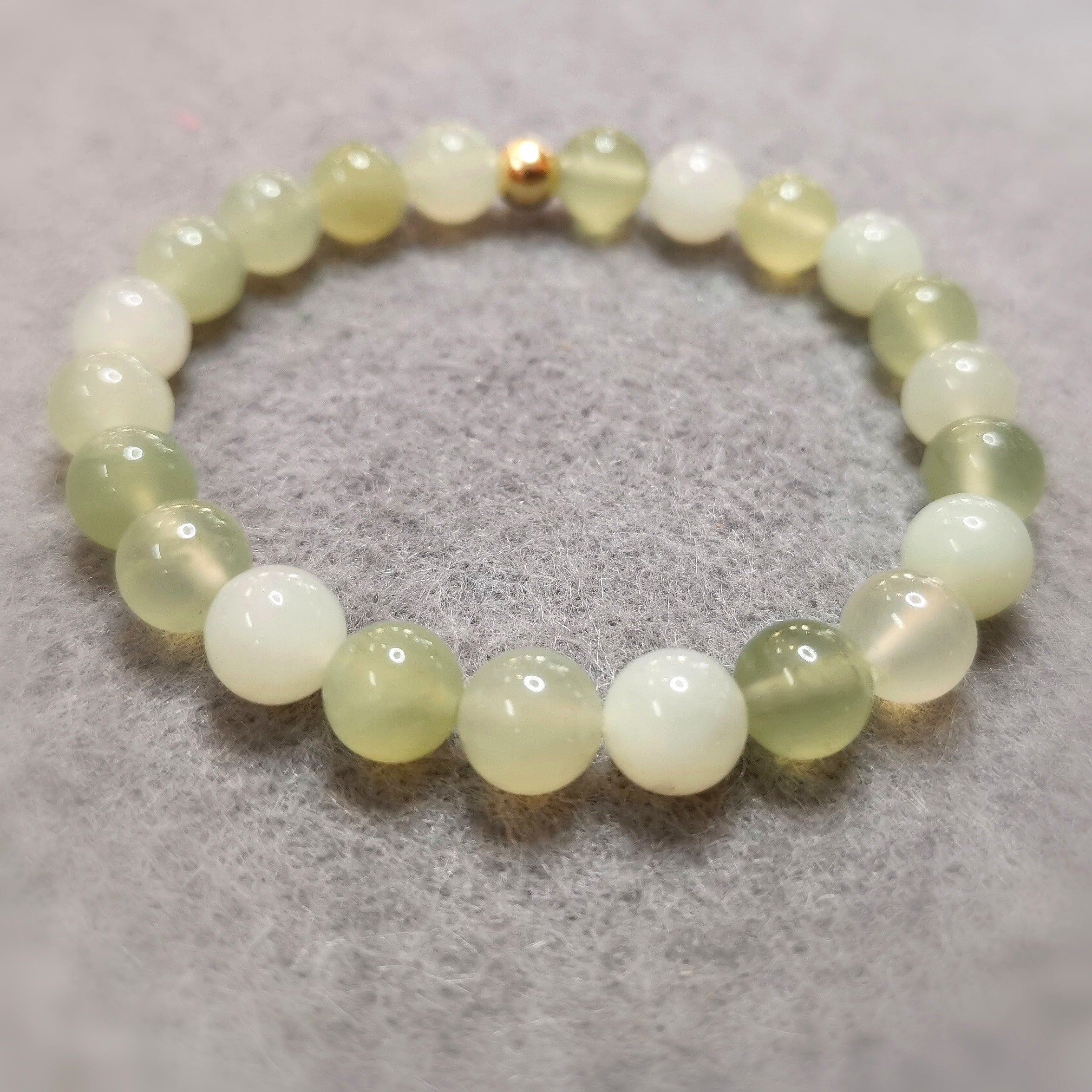 💚 Jade Serpentin Edelstein-Armband L – geweiht für Gesundheit, Loslassen & neue Kraft
