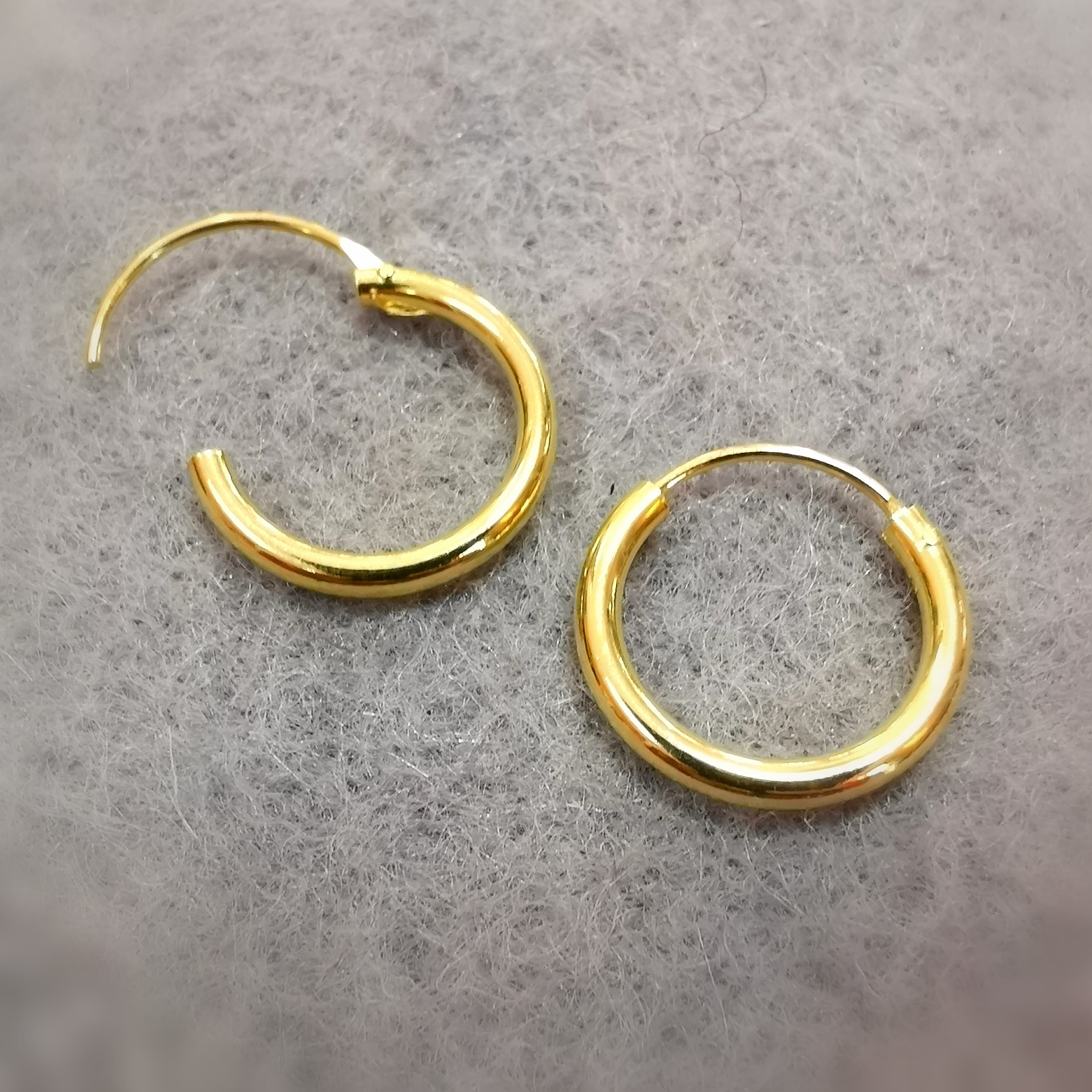 🌞 Creolen Boho Hoops vergoldete Creolen – geweiht für Leichtigkeit, Sommer & freie Lebensfreude