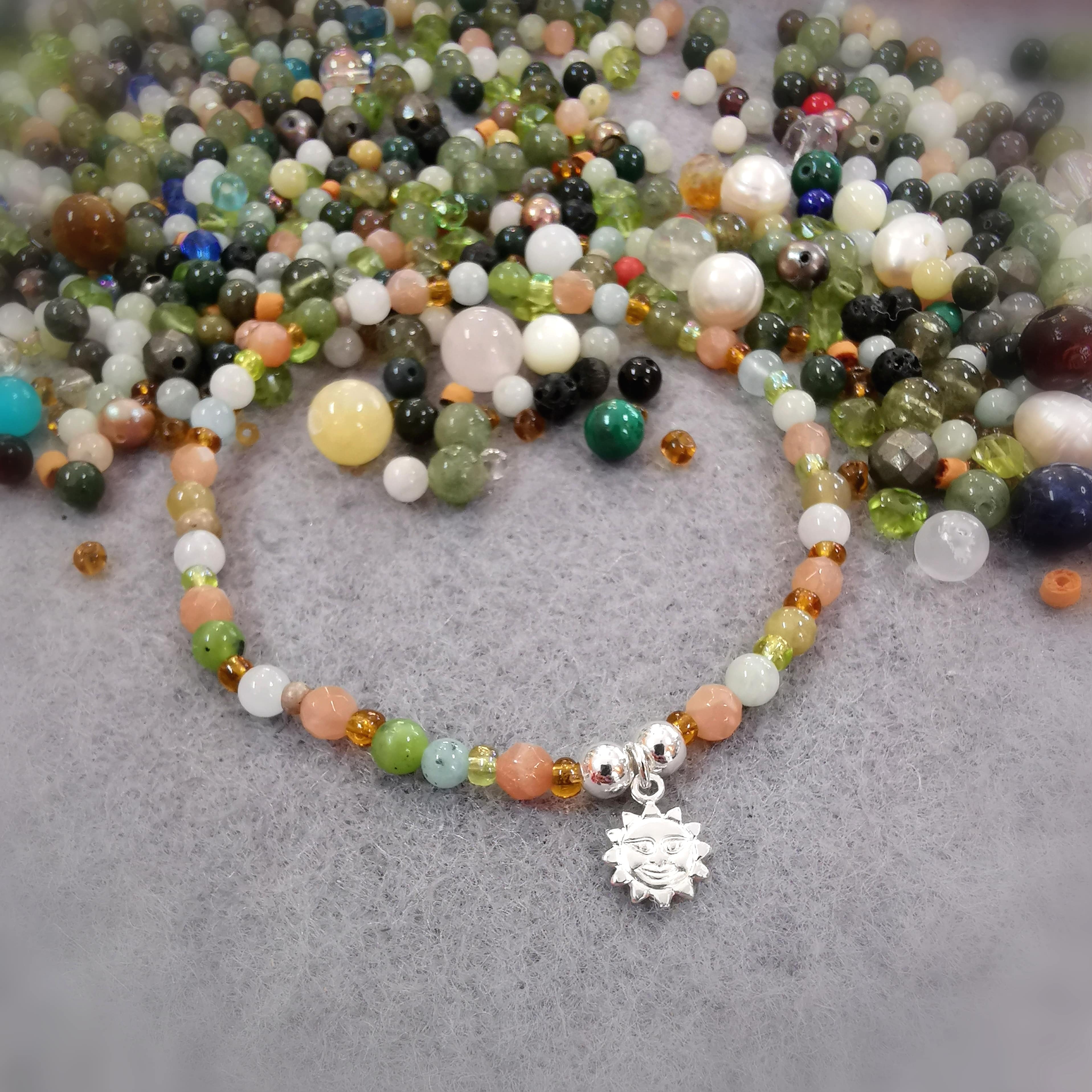 ☀️ Sonnenlicht Karma Edelstein Armband – geweiht für Lebensfreude, Klarheit & Vertrauen
