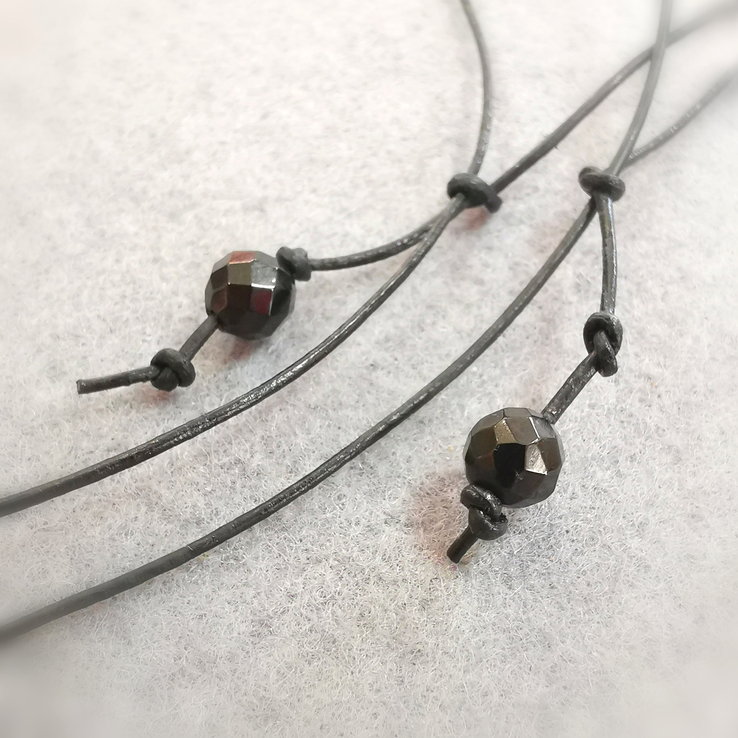 Onyx Polarstern Edelstein Kette – geweiht für Erdung, Klarheit & Seelenführung