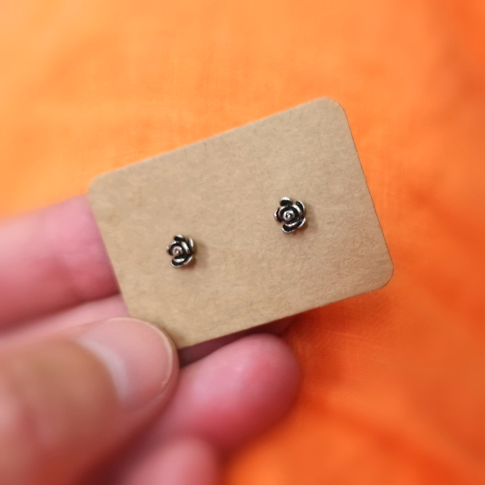 🌹 Rosen Ohrstecker Sterlingsilber – Liebe, Zartheit & Schönheit