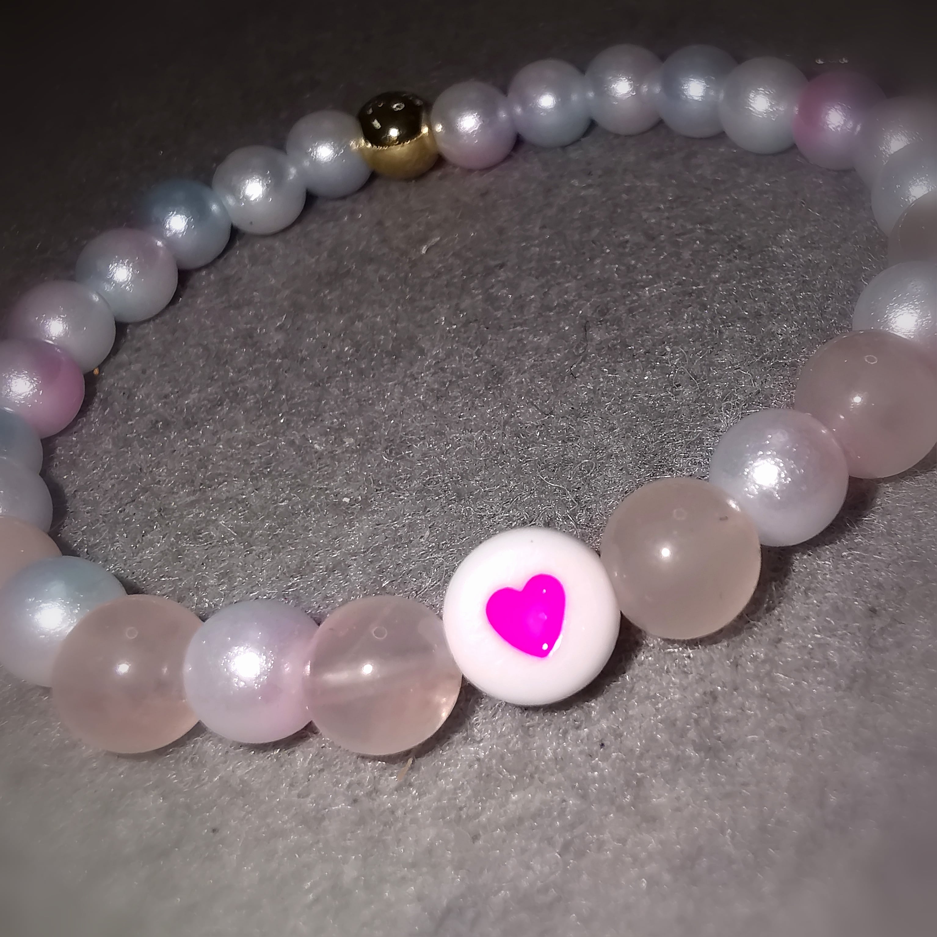 💖 Kinder Armband „Seifenblasen & Herzenslicht“ – Liebe, Geborgenheit & Lebensfreude