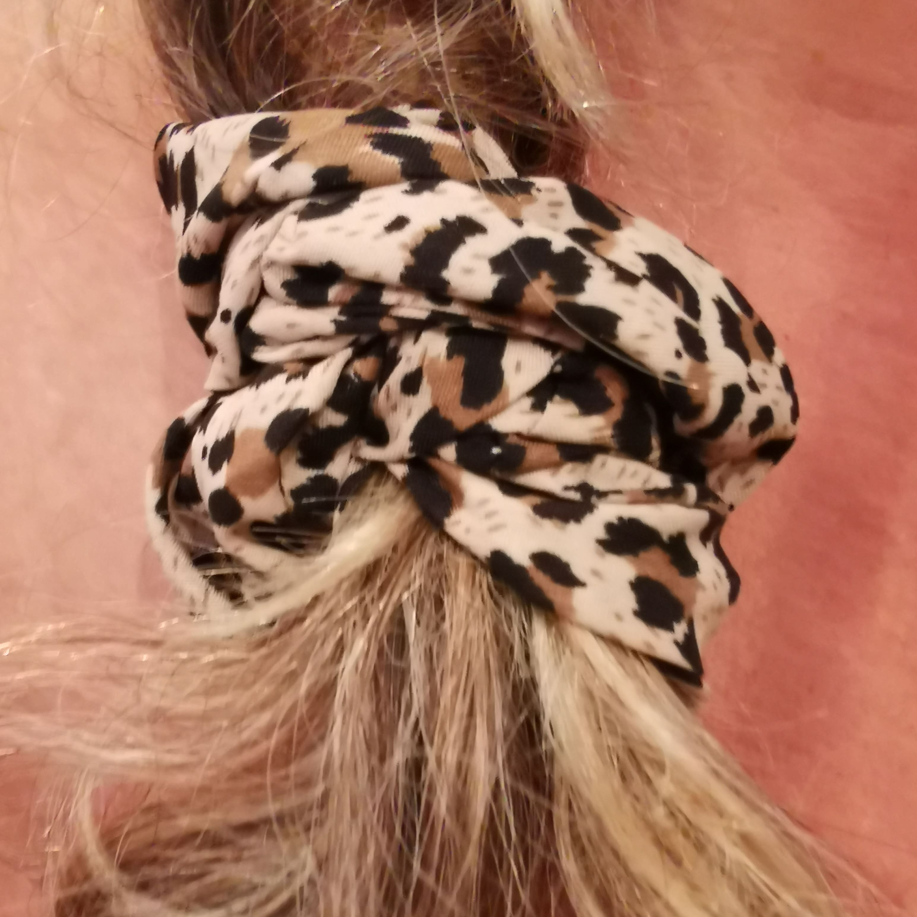 Haar „Bändiger“ – softes Haarband mit Wildtier-Muster