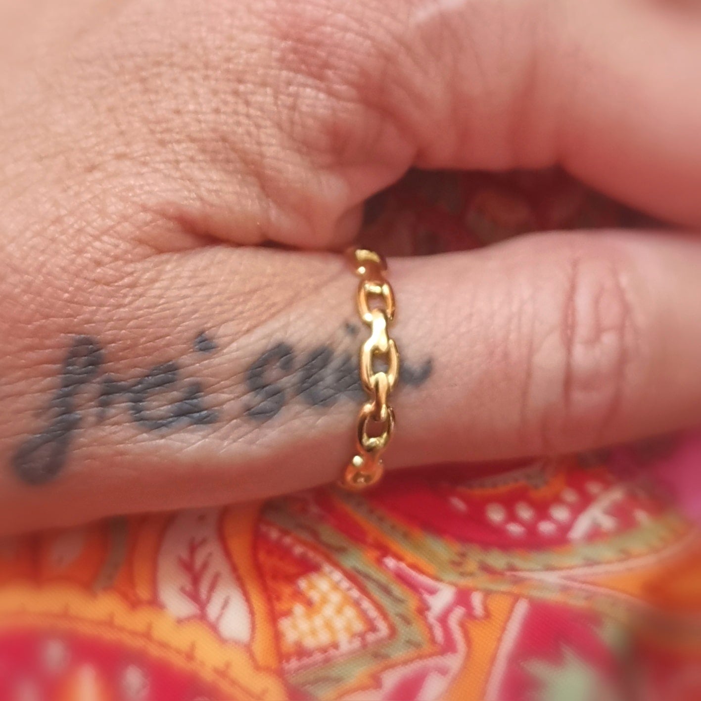 Boho Gold: Be You Edelstahl Ring – Eigenliebe & Stärke
