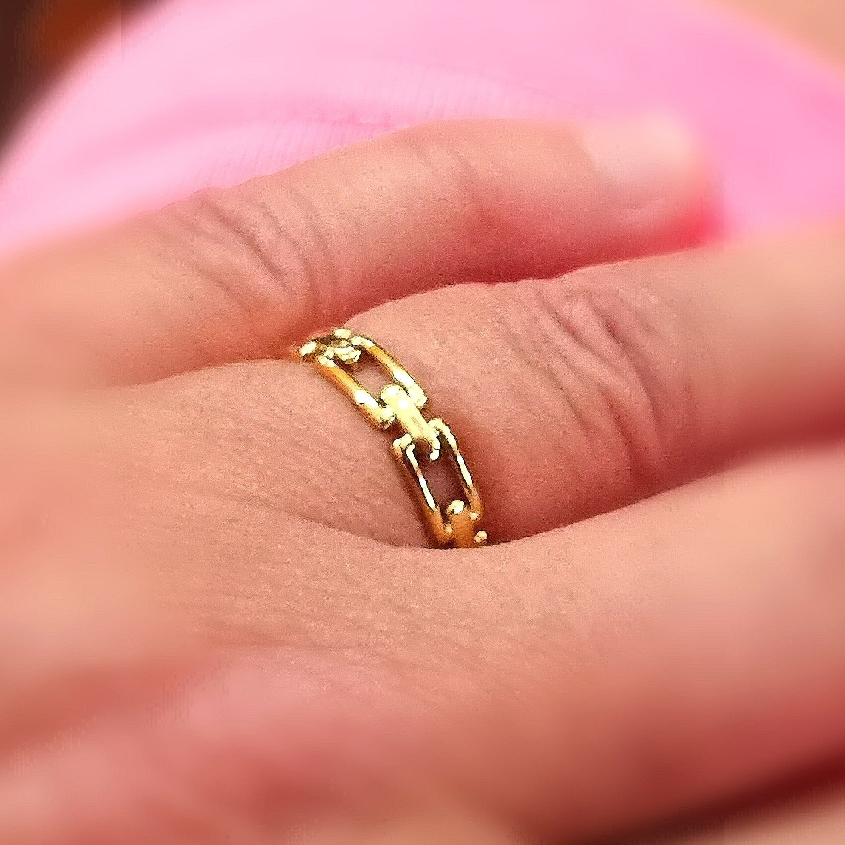 Boho Gold: Be You Edelstahl Ring – "ich ehre mich"