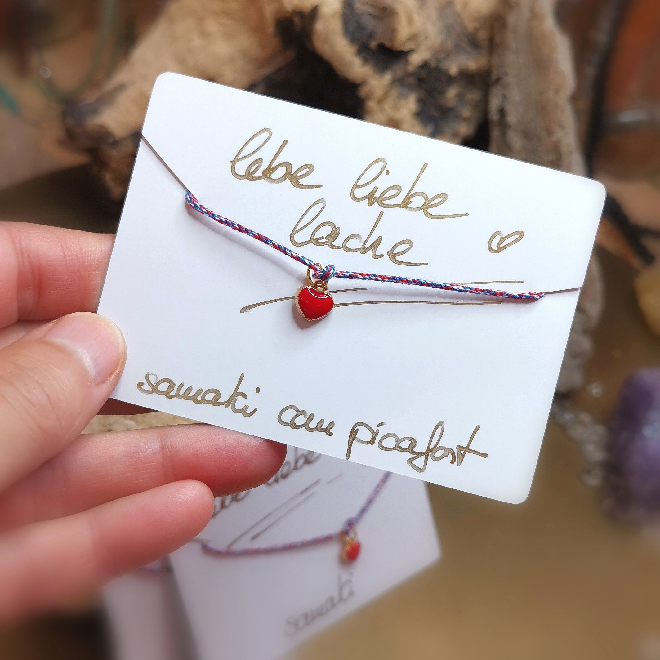 Yoga Armbändchen – Kraft des Herzens Permanent Karma Reminder
