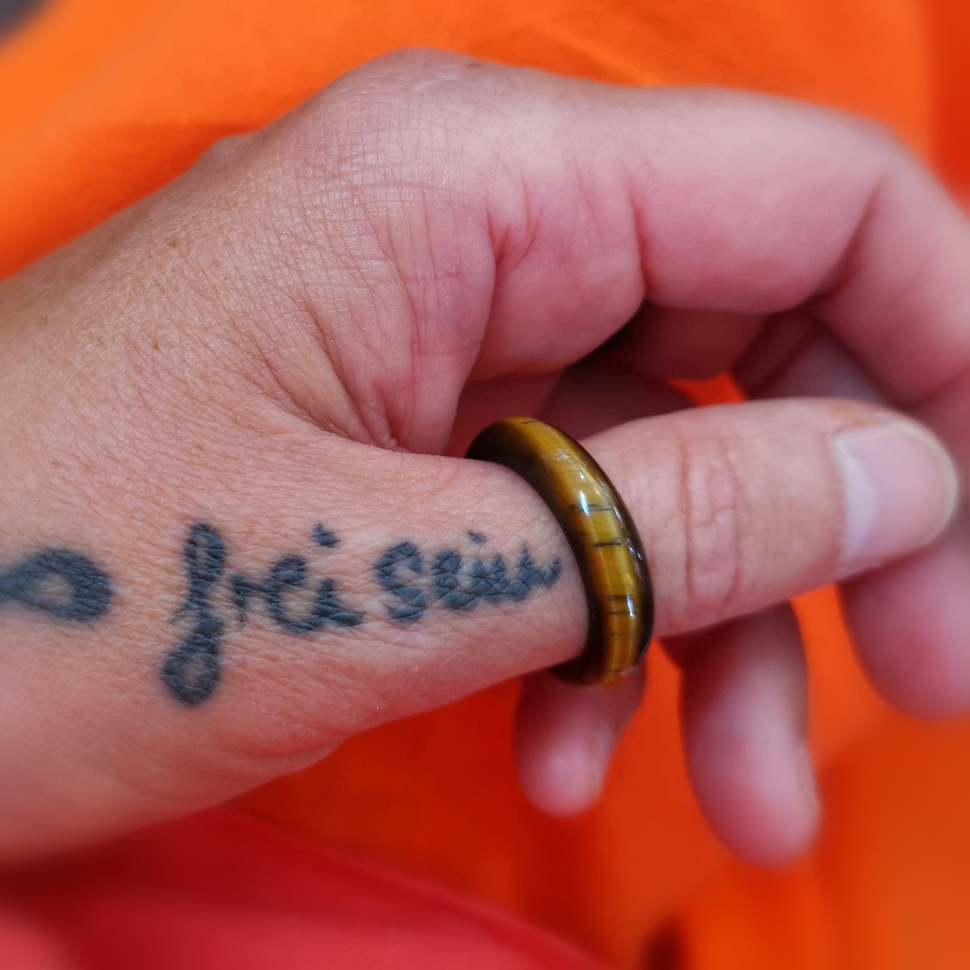 Tigerauge Edelstein Ring – Kraft, Fokus & innere Sonne