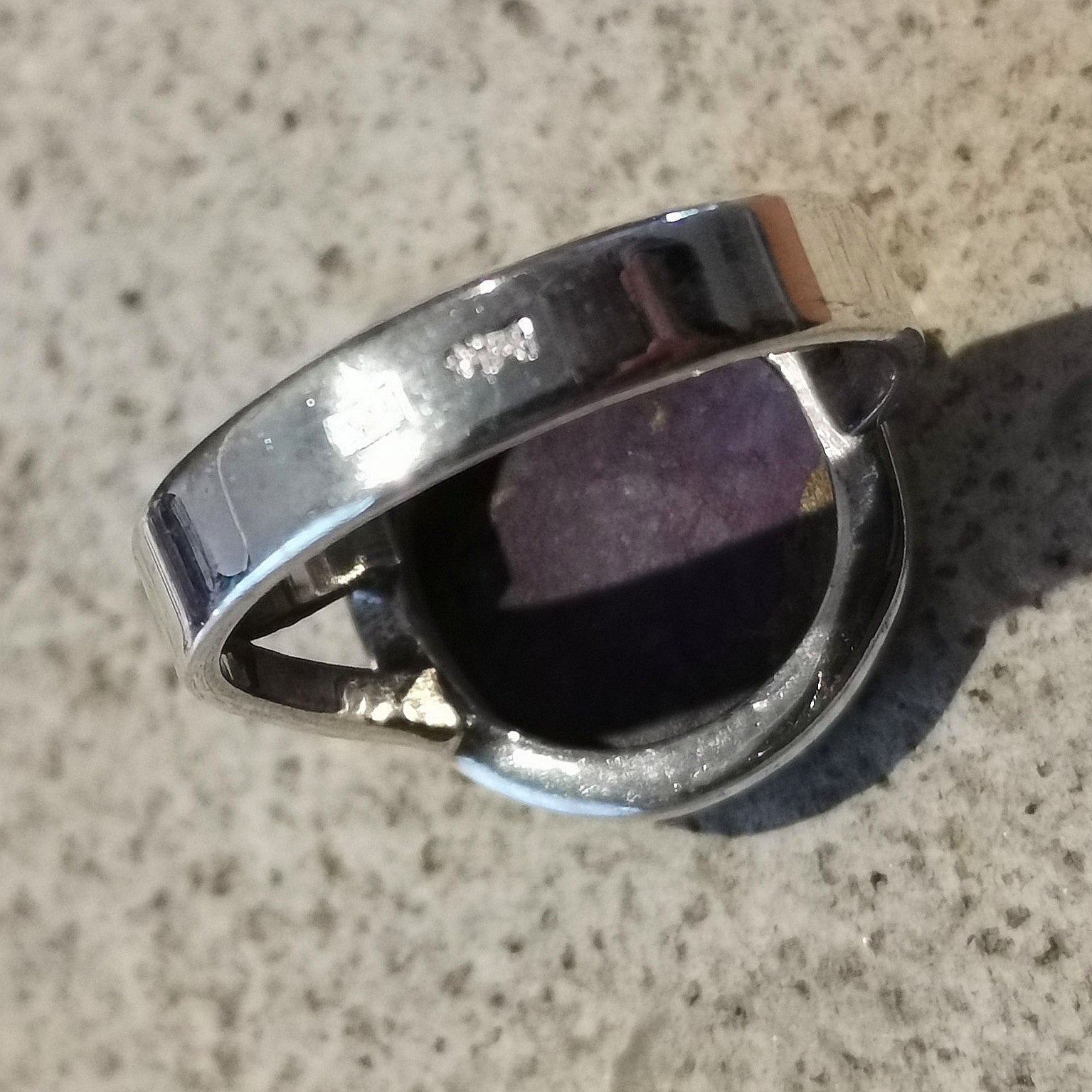 Türkis Lila & Gold Pyrit Edelstein Ring – für Schutz, Klarheit & spirituelle Wandlung