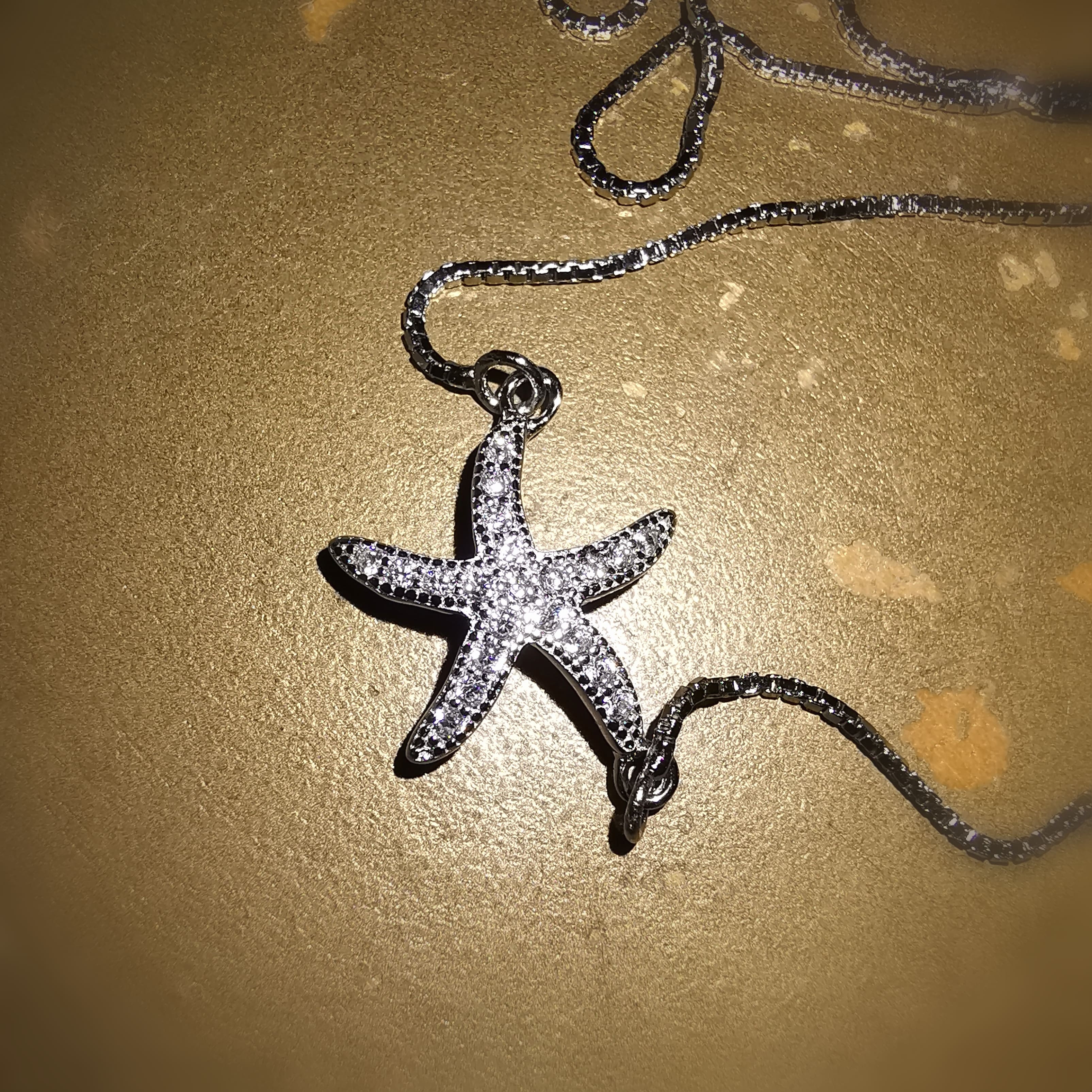 Seestern Zirkon Karma Kette – geweiht für Vertrauen, Hoffnung & Wunder