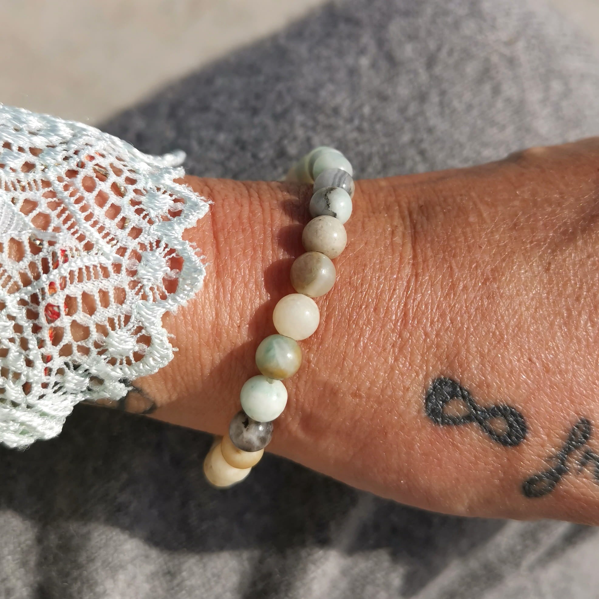 Amazonit Edelstein Armband – geweiht für Ruhe, Klarheit & sanften Selbstausdruck