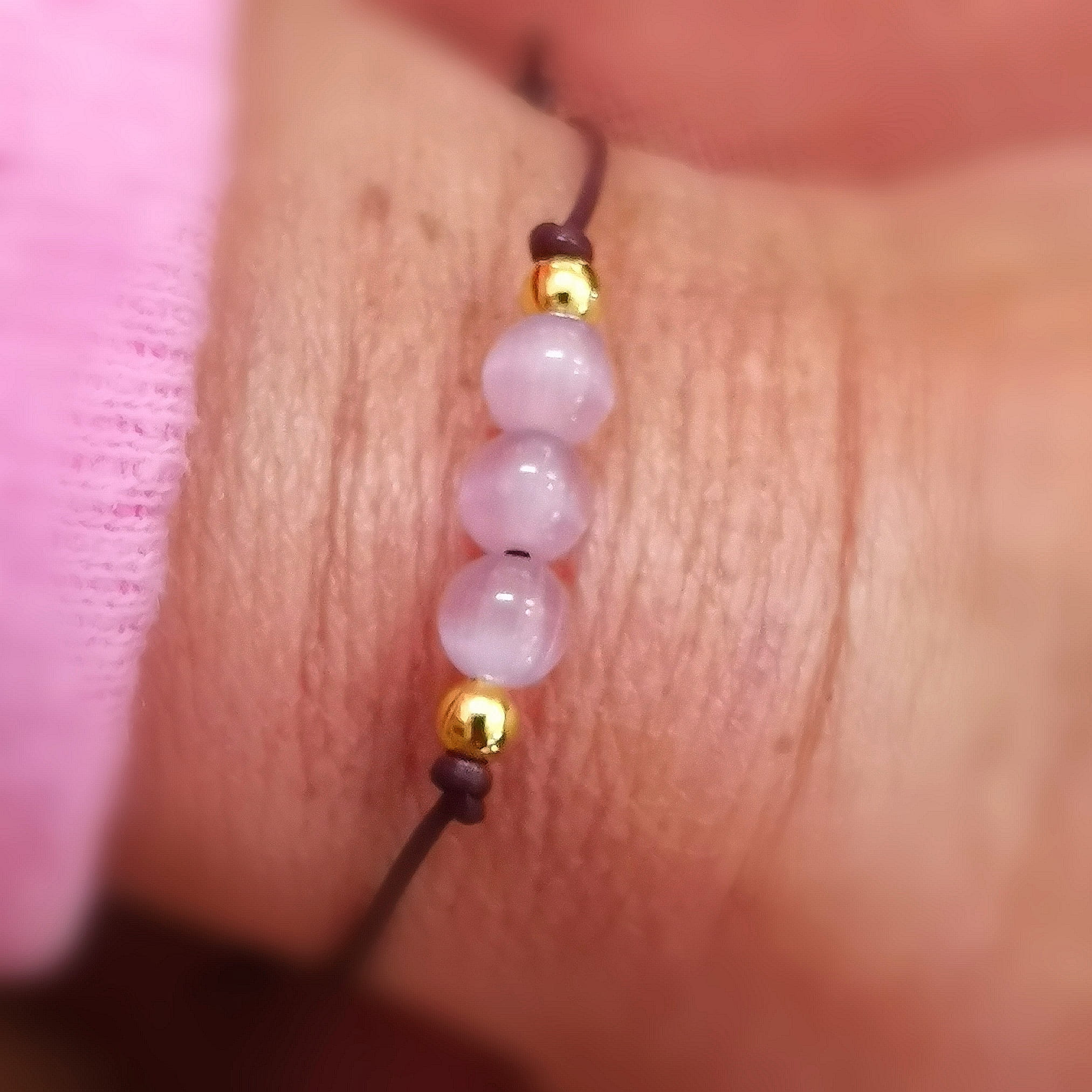 Katzenauge Edelstein Yoga Karma Armband – geweiht für Herzenergie & liebevolle Klarheit