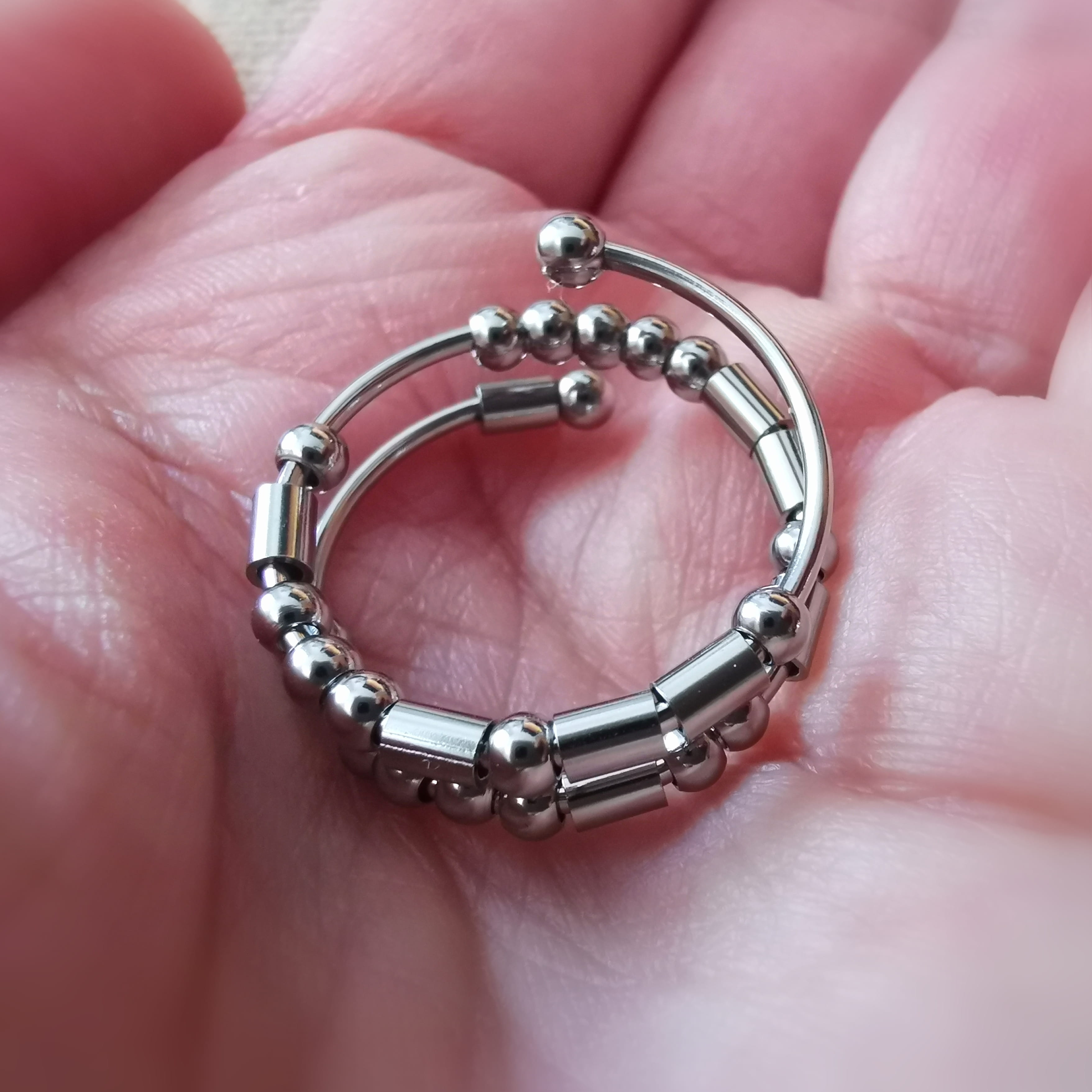 Morsezeichen Ring #Mut – never give up · Reminder für deinen Weg