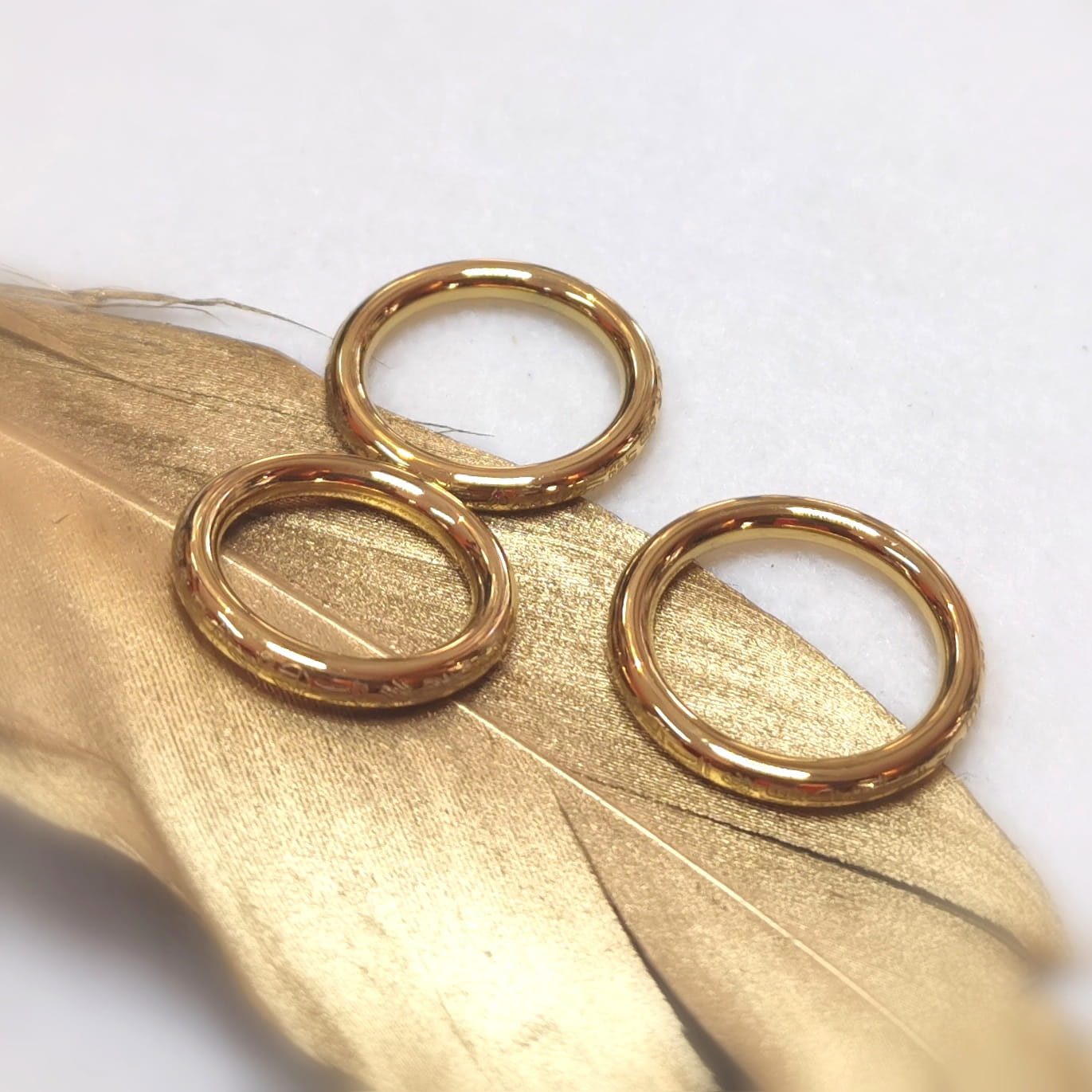 Viel Glück Ring 18 Karat vergoldet – Glückssymbole & positive Energie