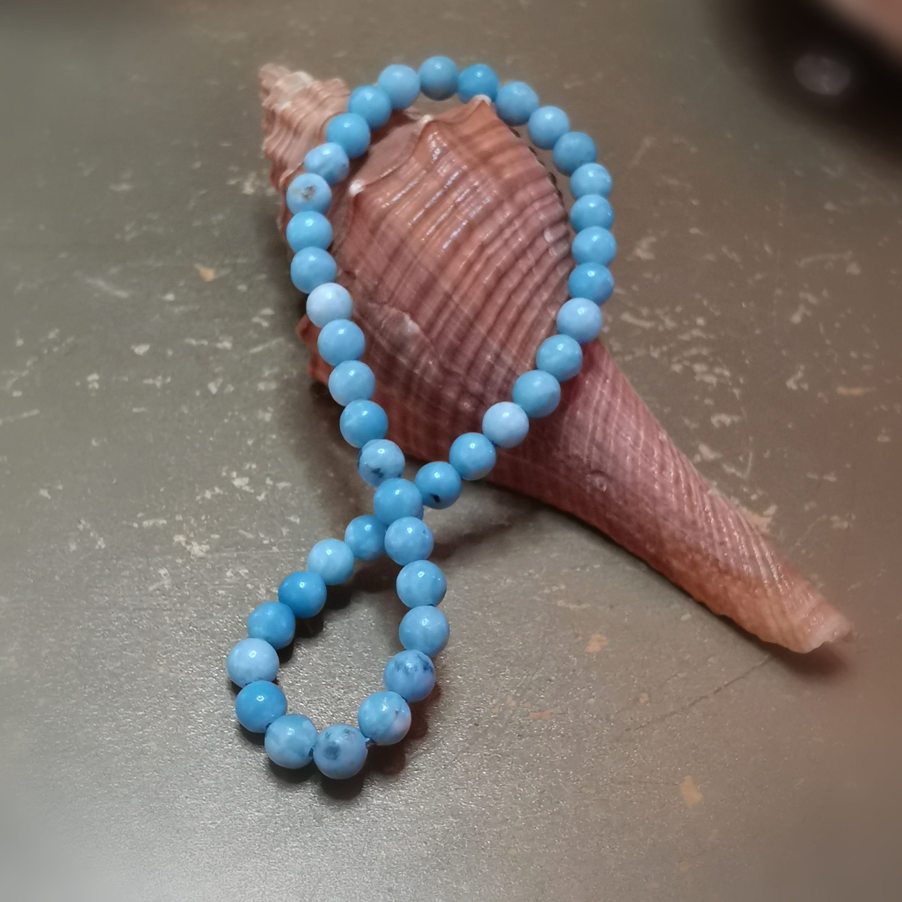 Larimar Brasilien Armband – geweiht für Freiheit, Gelassenheit & innere Klarheit