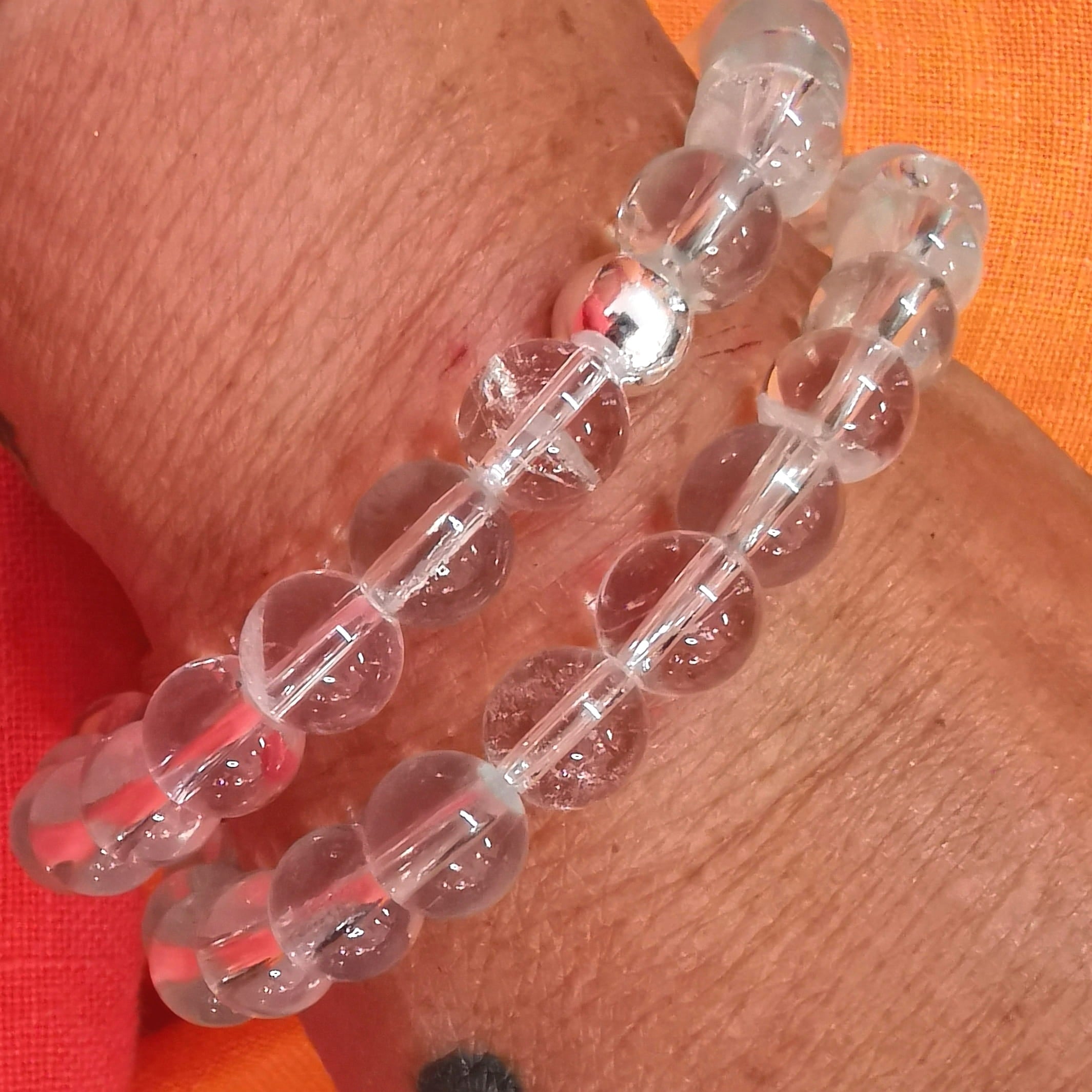 Bergkristall Edelstein Karma Armband #Klarheit – geweiht für Bewusstsein & neue Energie