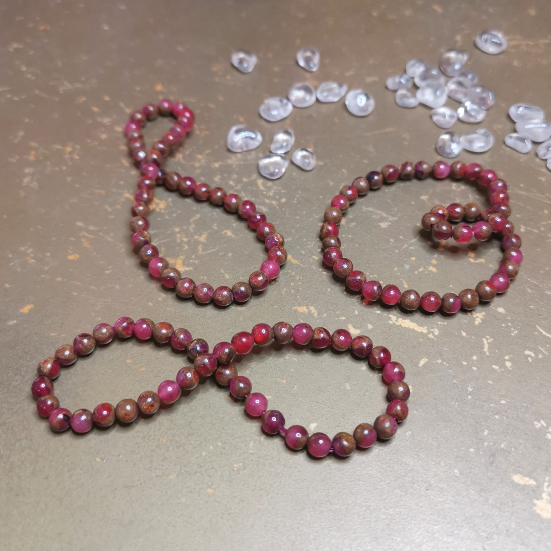 Jaspis AA Qualität Sammelarmband Yoga Karma – Wurzelchakra, Erdung & innere Stärke