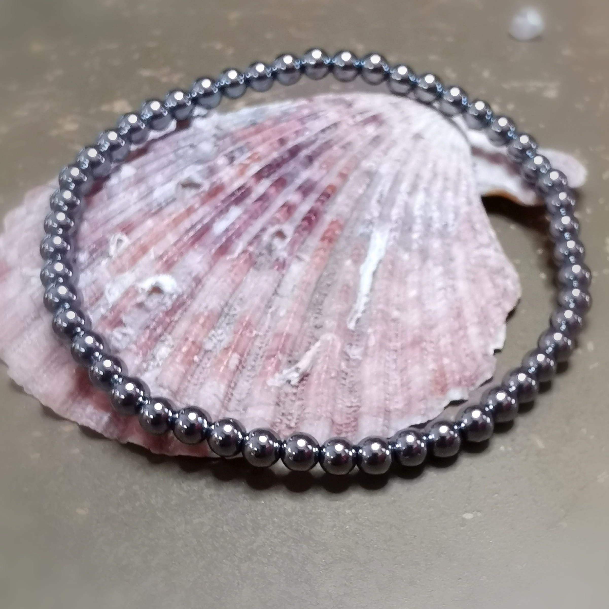 Terahertz 4 mm Energie & Schutz Edelstein Armband – geweiht für Kraft, Balance & Klarheit