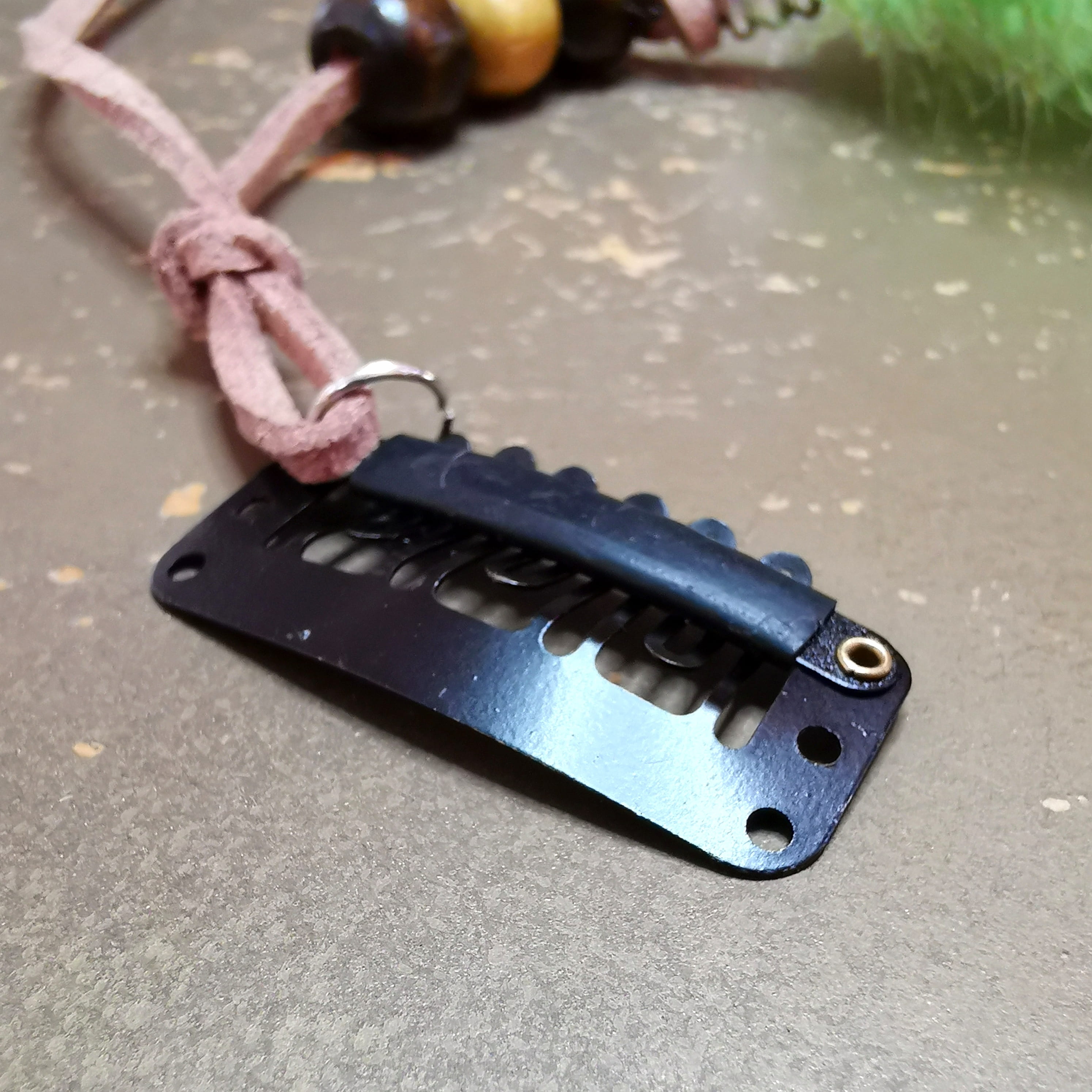 Federn Haar Karma Chakra Schmuck Türkis – zauberhafter Haar Clip #Lebensfreude