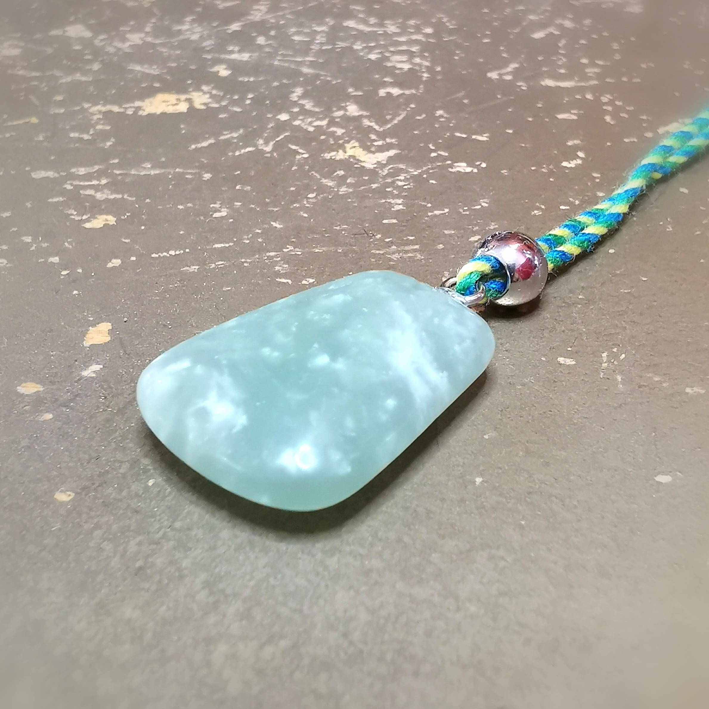 Jade Serpentin Edelstein Yoga Karma Kette – easy going