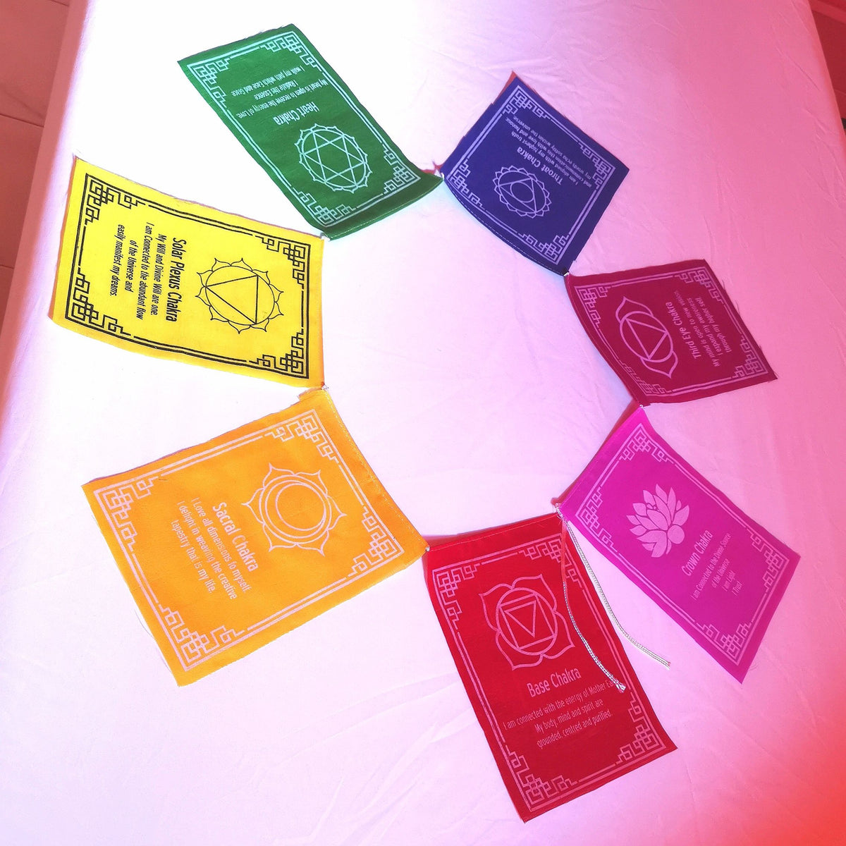 Chakra Gebetsfahne – 7 Chakren für Energie, Balance & Harmonie
